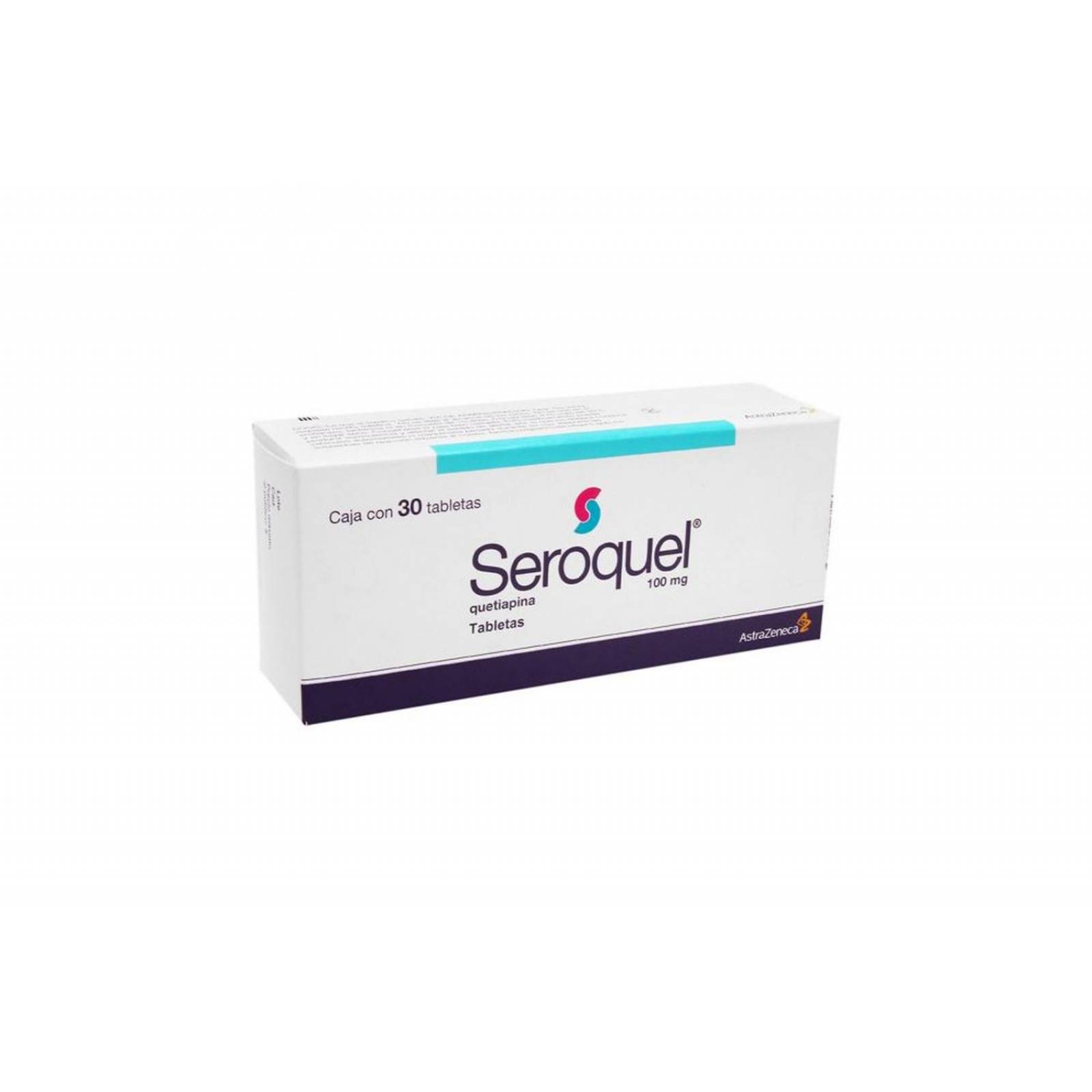 Seroquel 100 mg Caja Con 30 Tabletas 