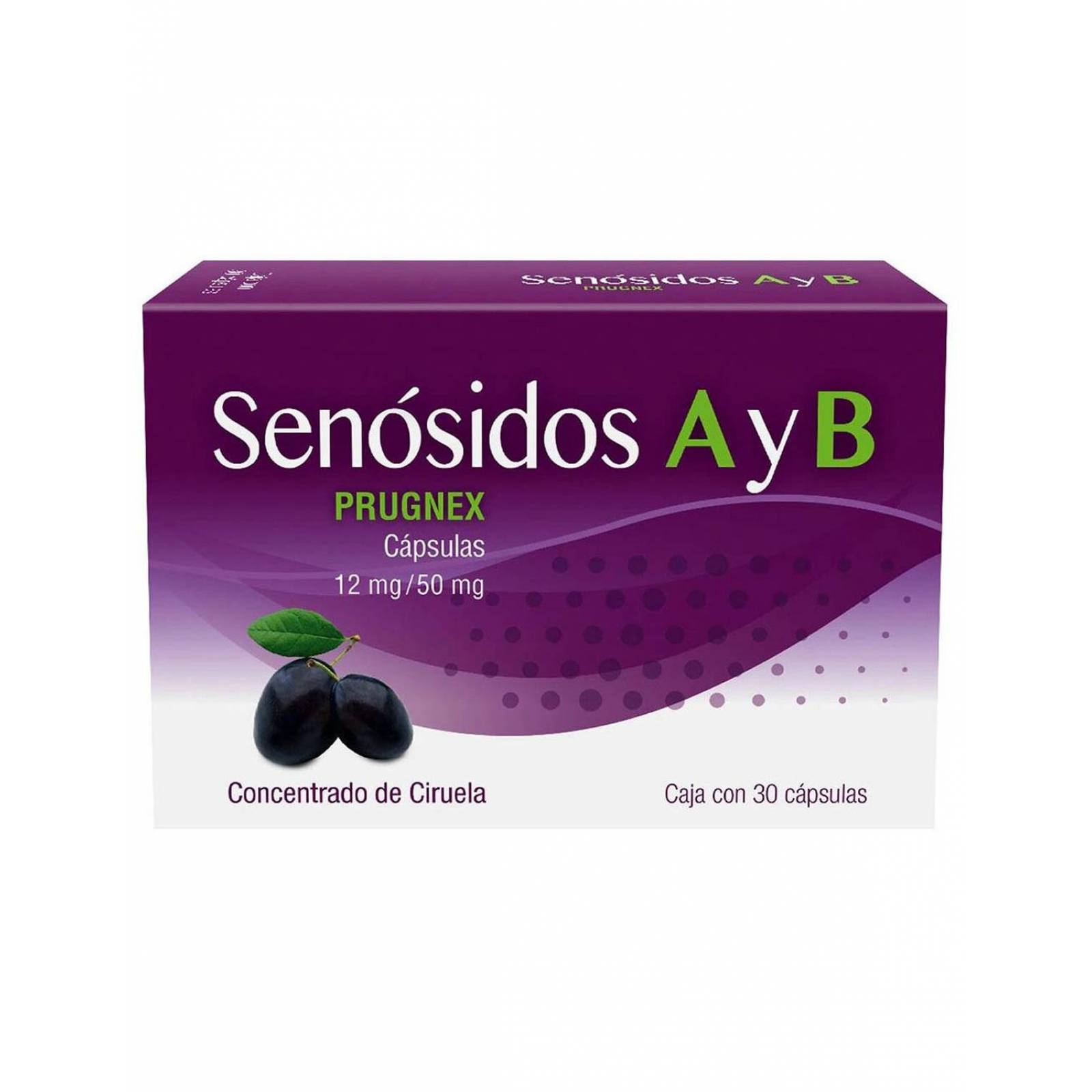 Prugnex 12 Mg/50 Mg Caja Con 30 Cápsulas 