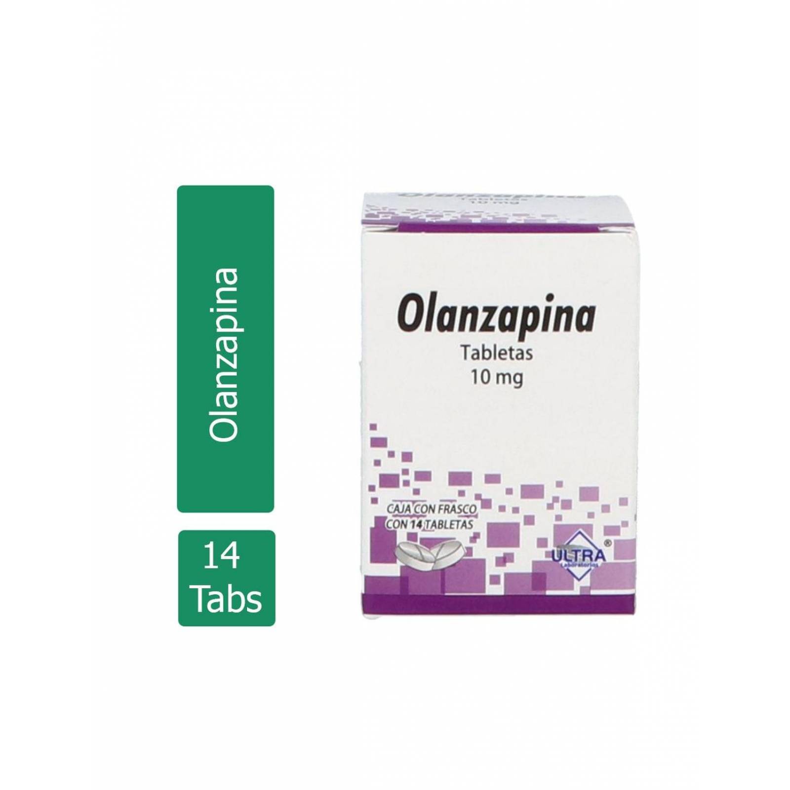 Olazapina 10 mg Con 14 Tabletas 