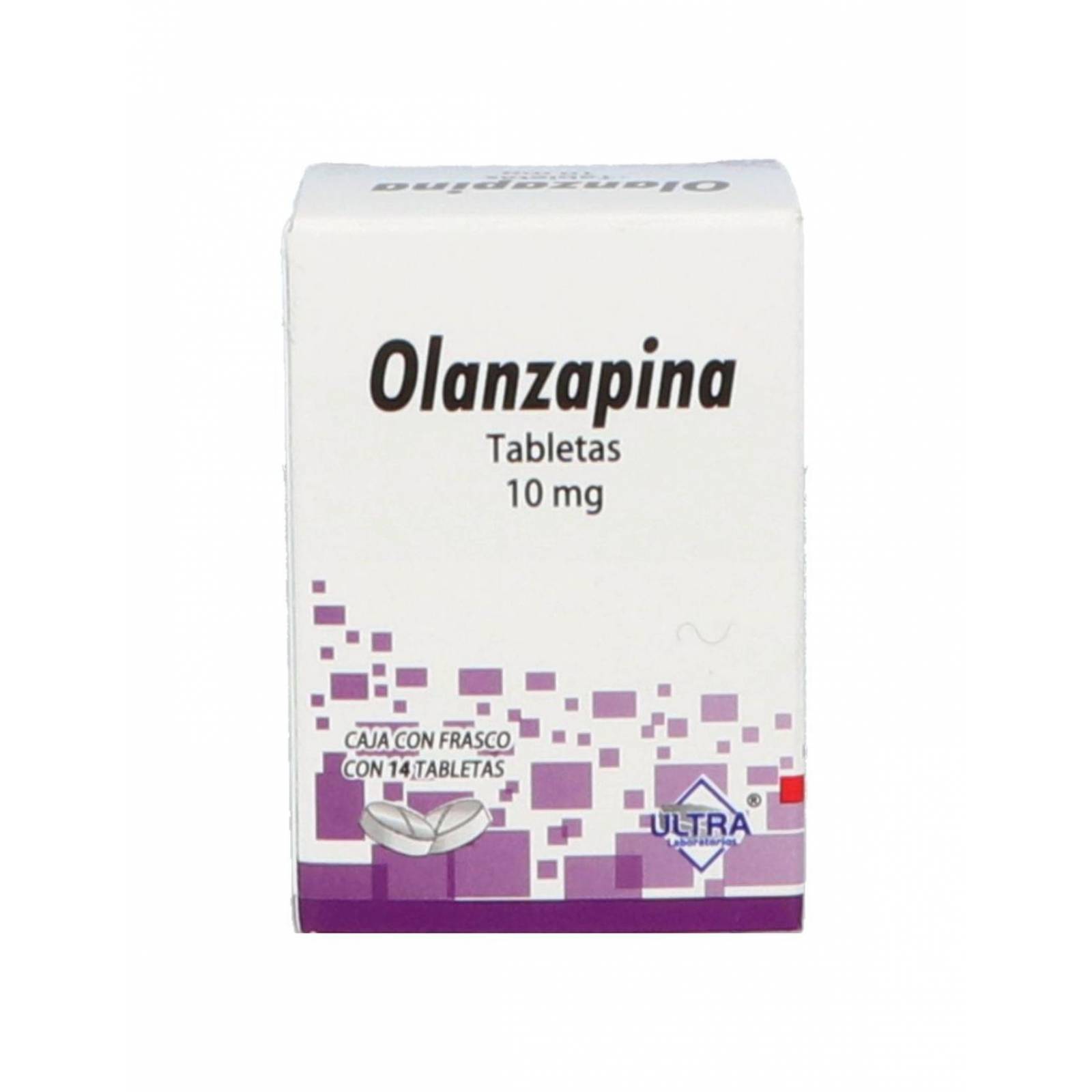 Olazapina 10 mg Con 14 Tabletas 
