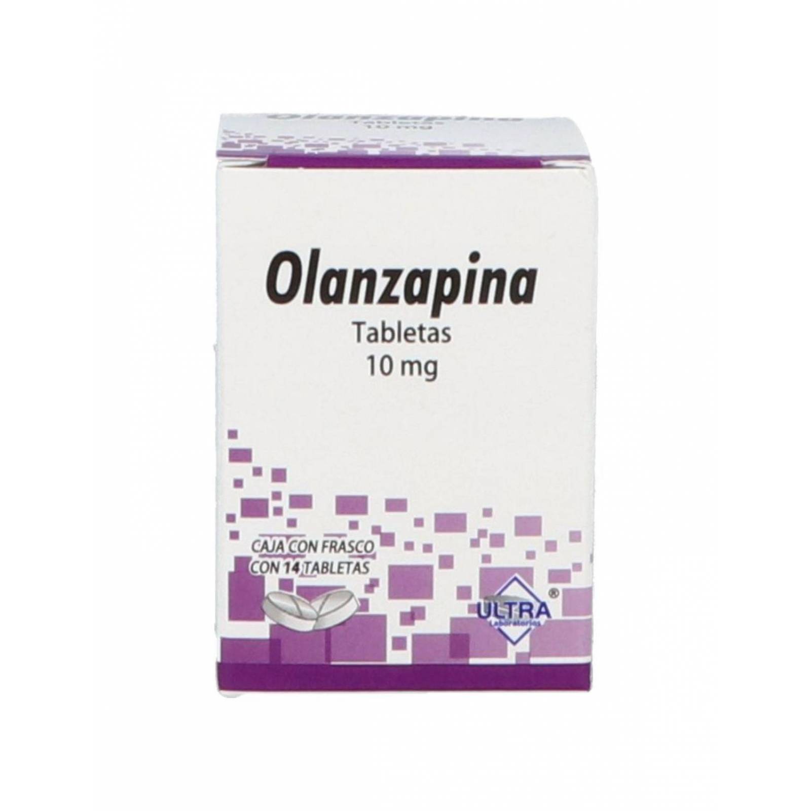 Olazapina 10 mg Con 14 Tabletas 
