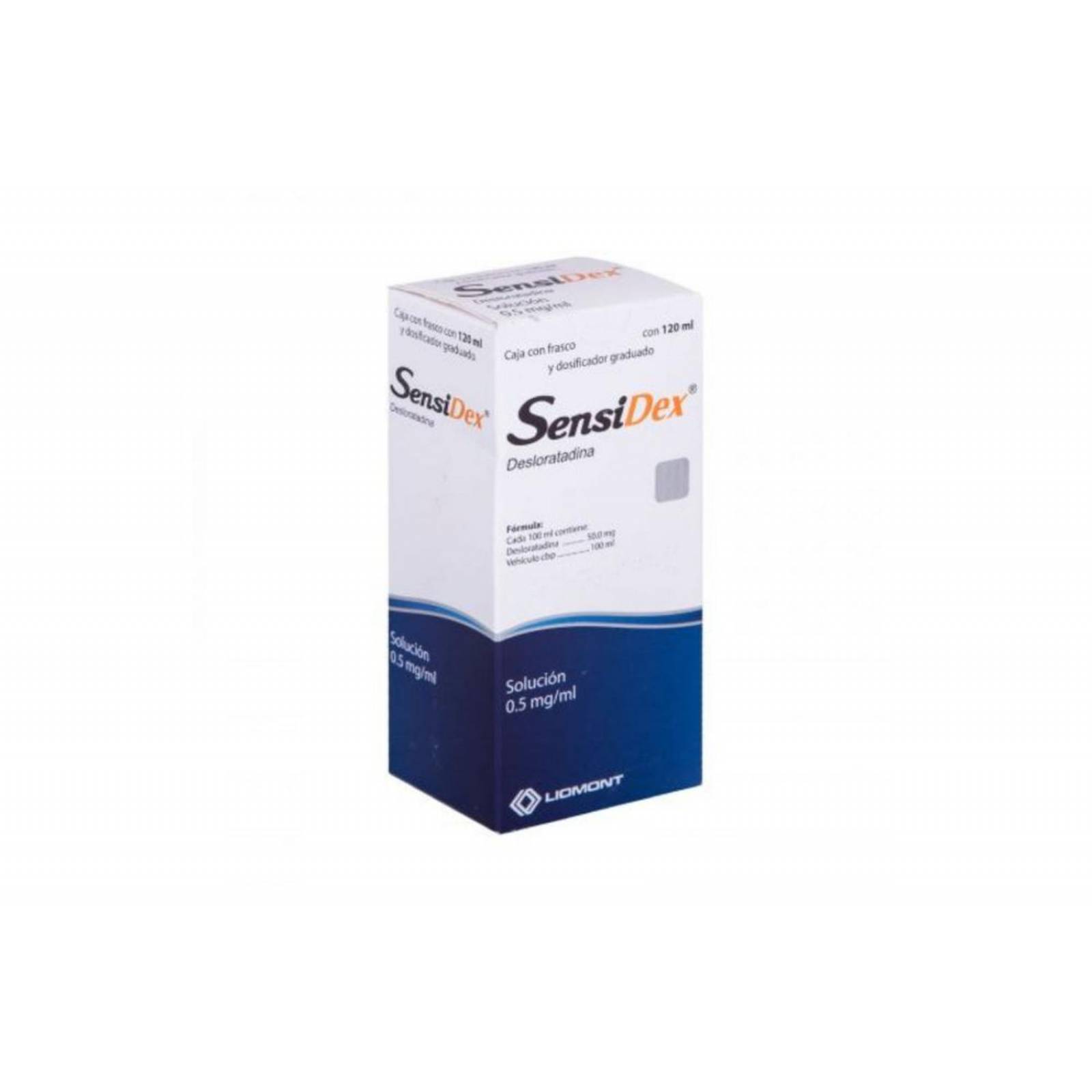 Sensidex Suspensión 0.5 mg Caja Con Frasco Con 120 mL 