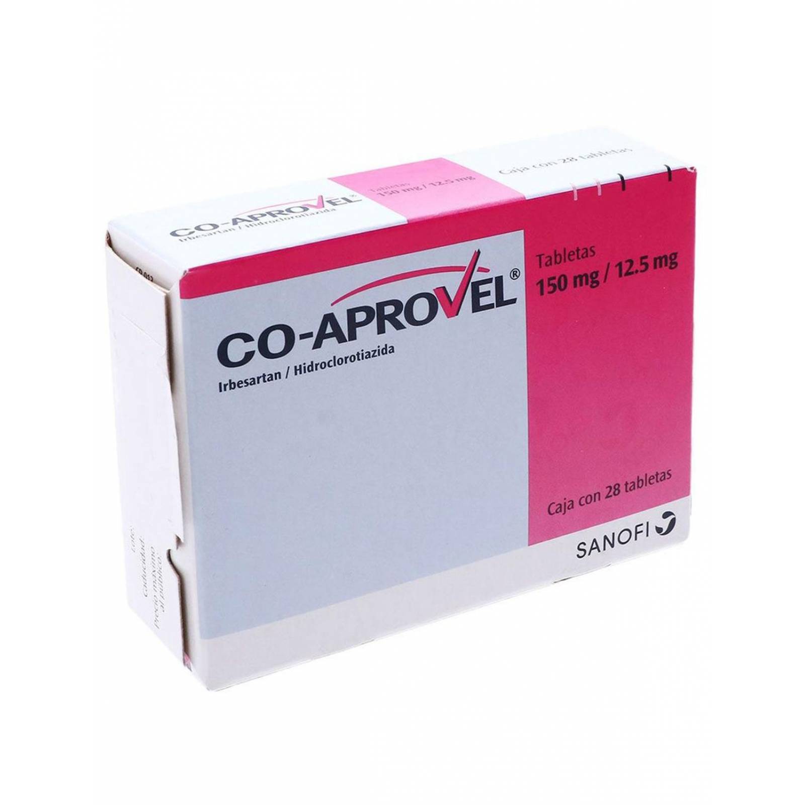 CoAprovel 150 mg / 12.5 mg Caja Con 28 Tabletas 