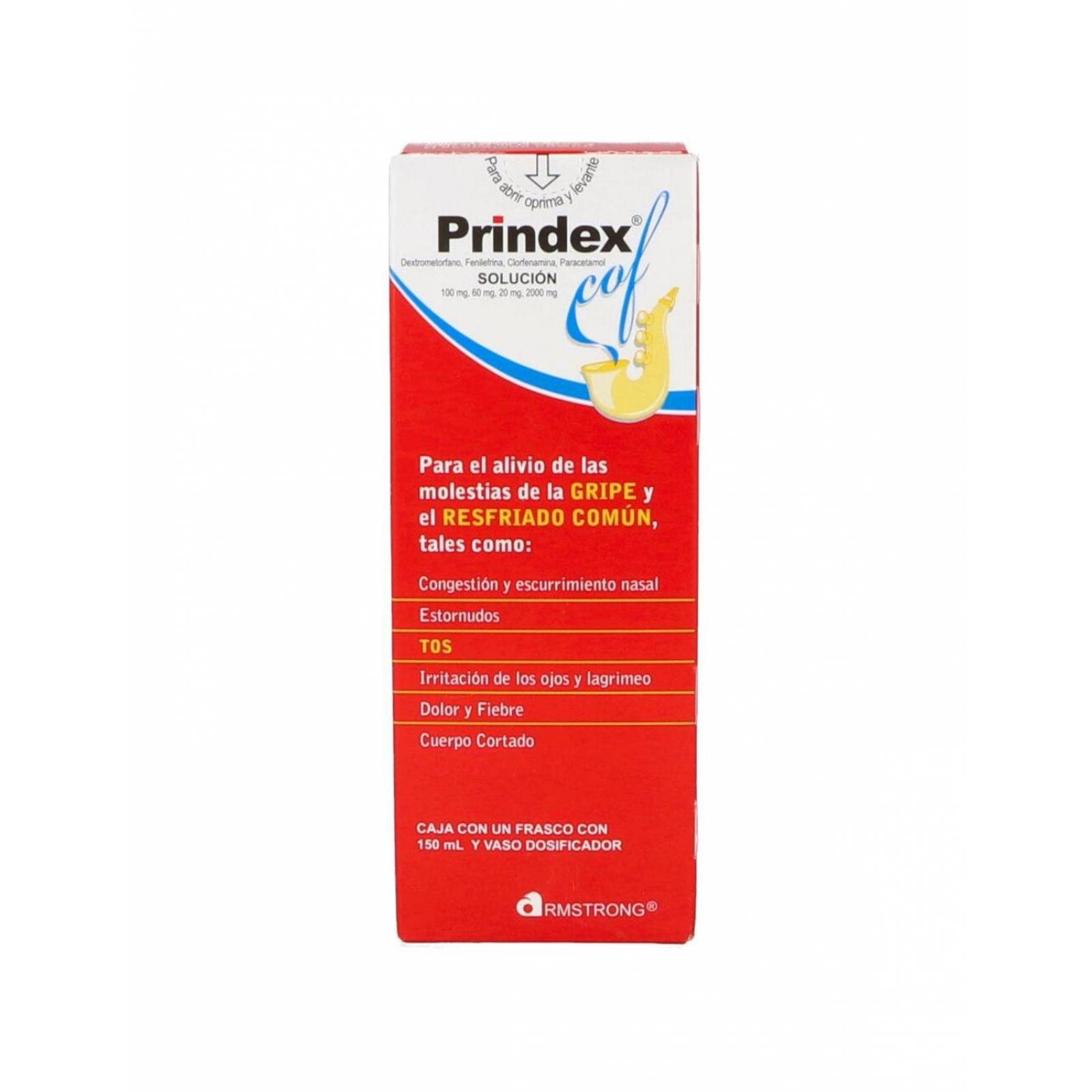 Prindex Cof Solución Caja Con Frasco Con 150 mL 