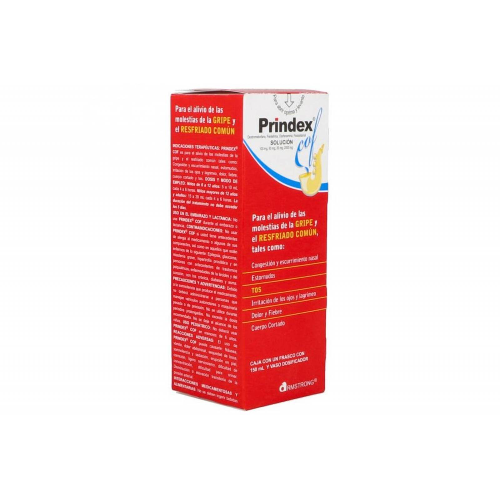Prindex Cof Solución Caja Con Frasco Con 150 mL 