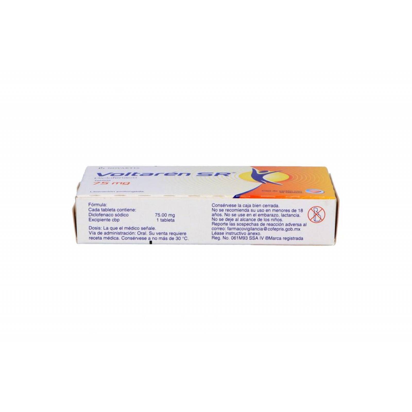 Voltaren Sr 75 mg Caja Con 30 Grageas 