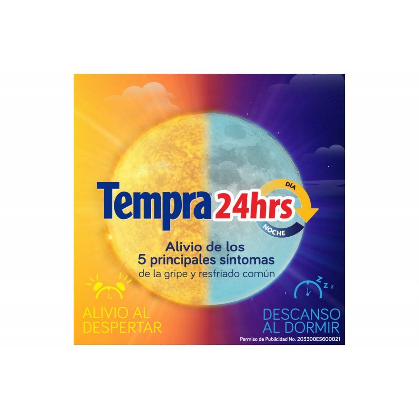 Tempra 24 Horas 24 Tabletas 