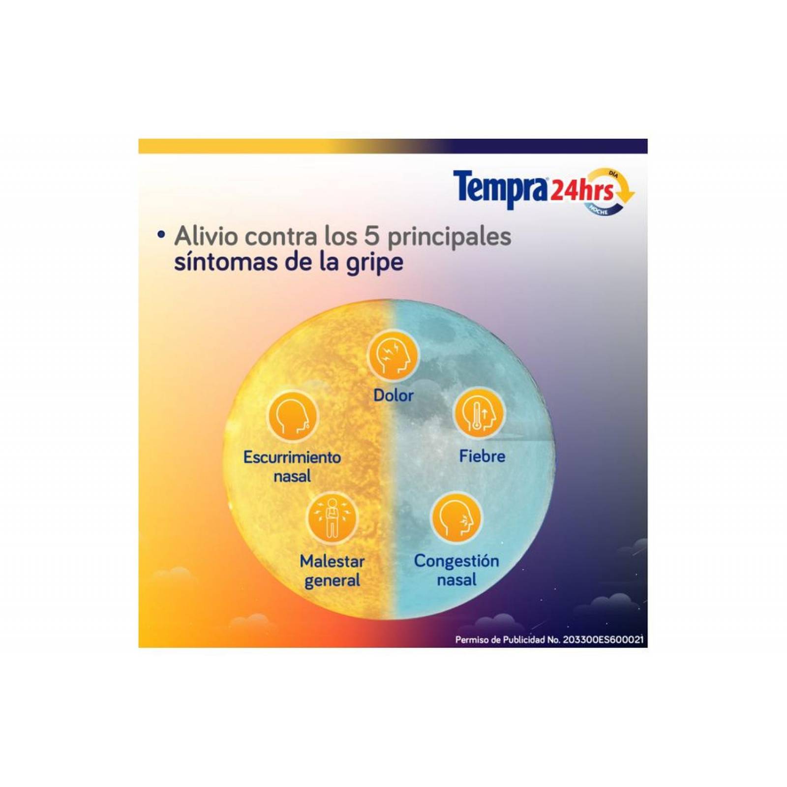 Tempra 24 Horas 24 Tabletas 