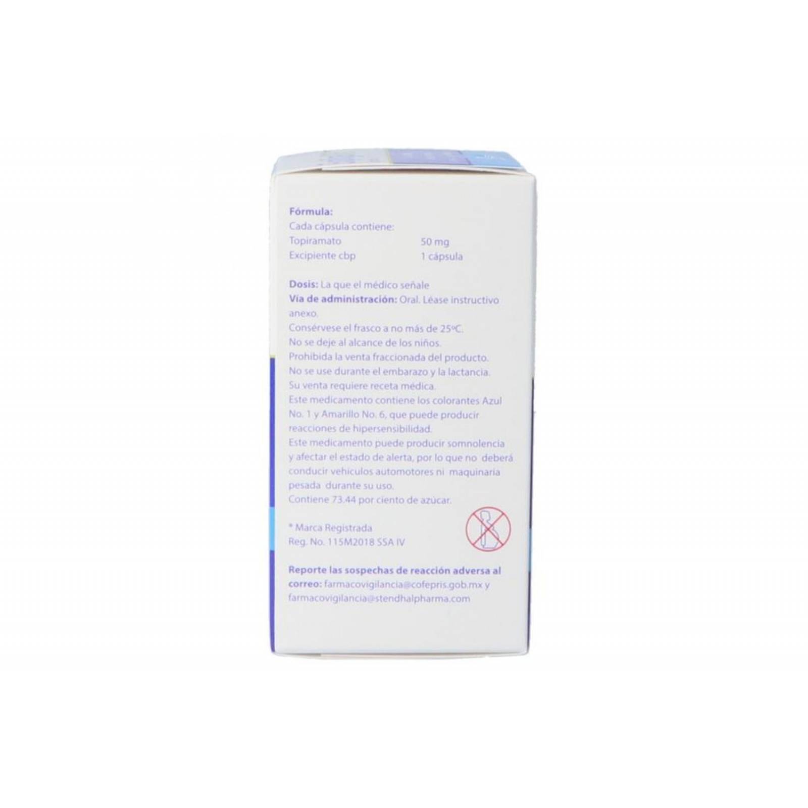 Expliga XR 50 mg Caja con 30 Cápsulas 