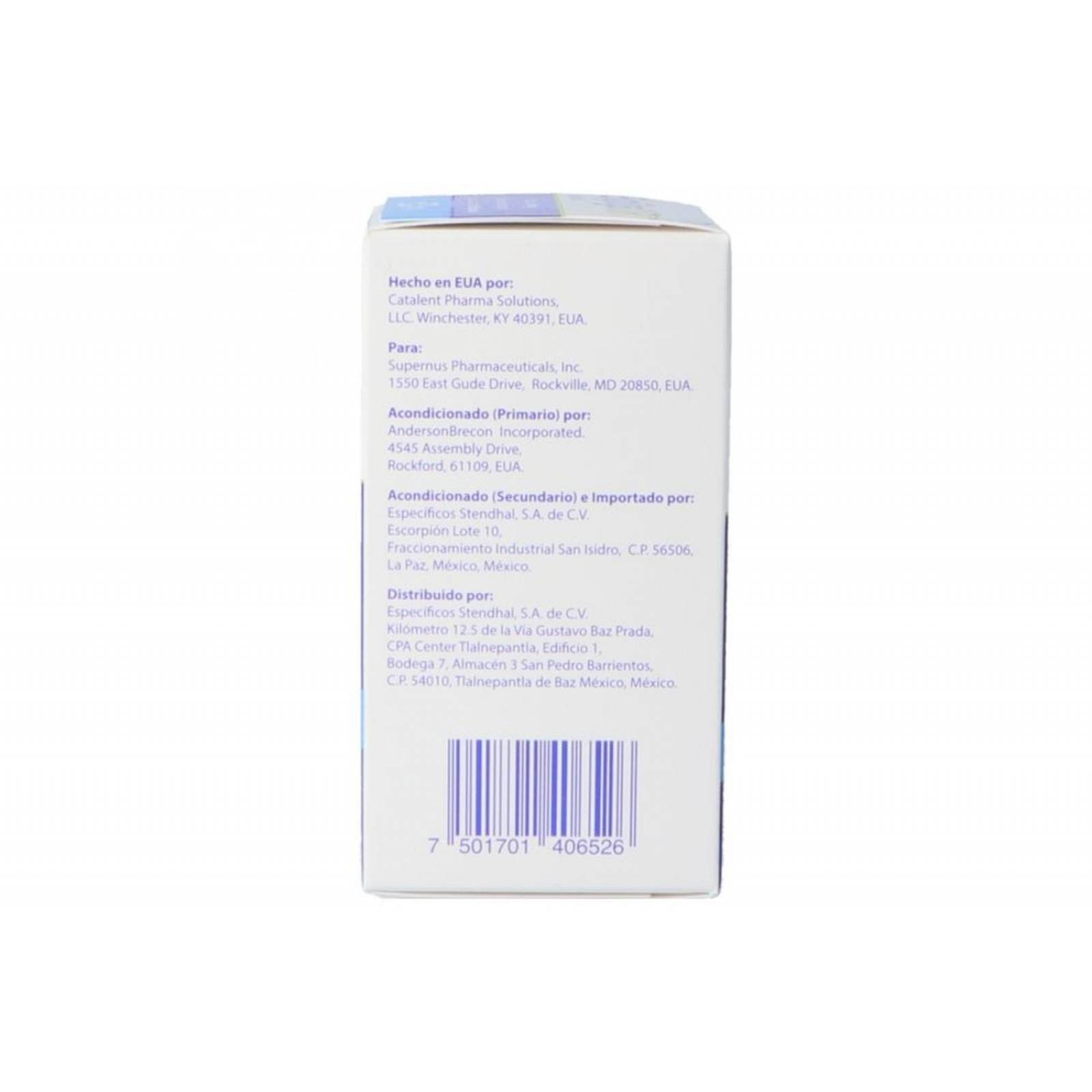 Expliga XR 50 mg Caja con 30 Cápsulas 