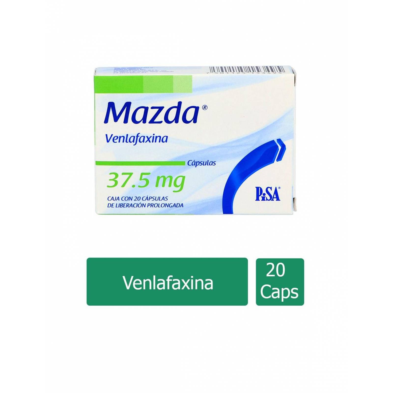 Mazda 37.5 mg Caja Con 20 Cápsulas 