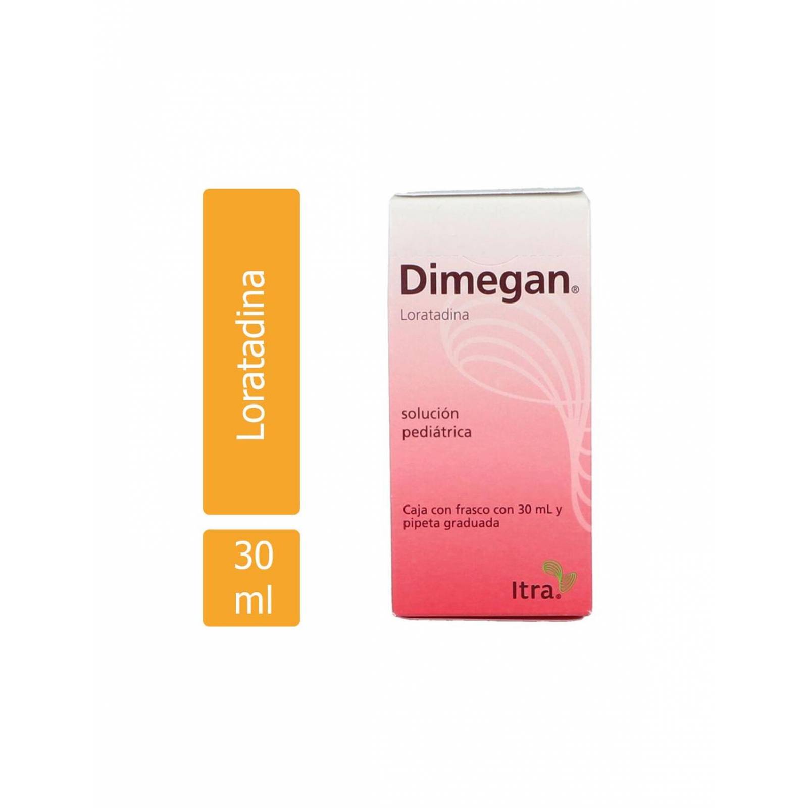 Dimegan 100 mg Solución Pediátrica Frasco Con 30 mL 
