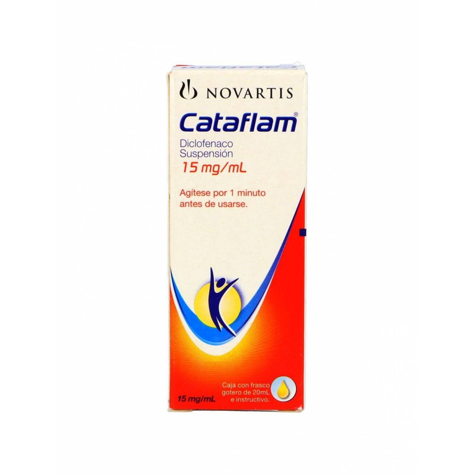 Cataflam Suspensión 15mg/mL Caja Con Frasco Con 20mL 