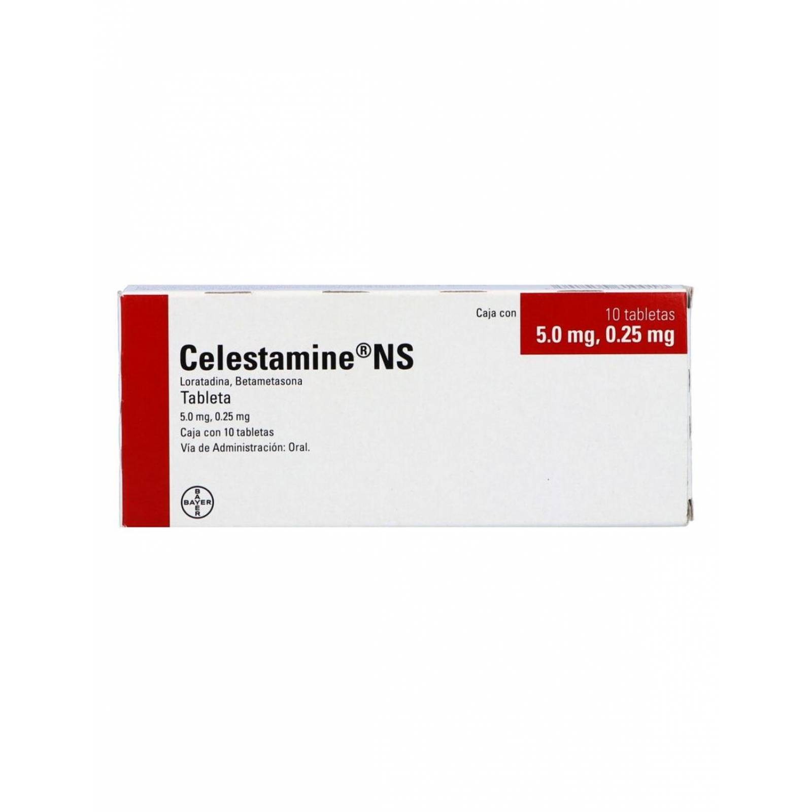 Celestamine NS 5mg/0.25mg Caja Con 10 Tabletas 