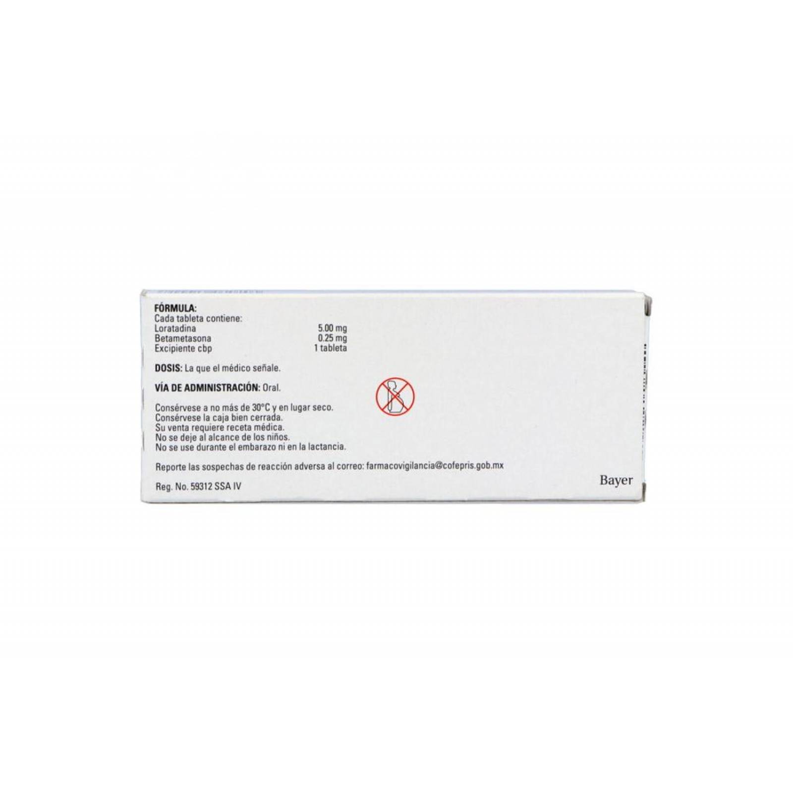 Celestamine NS 5mg/0.25mg Caja Con 10 Tabletas 