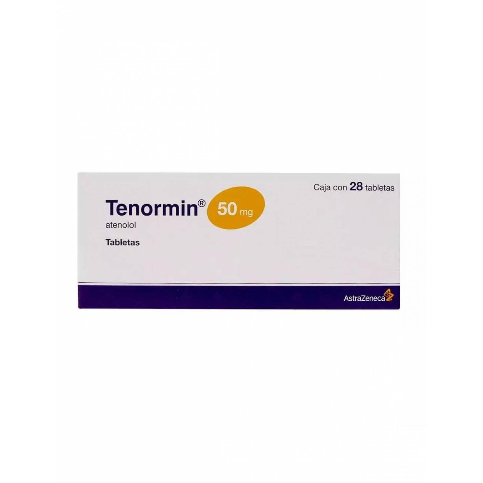 Tenormin 50 mg Caja Con 28 Tabletas 