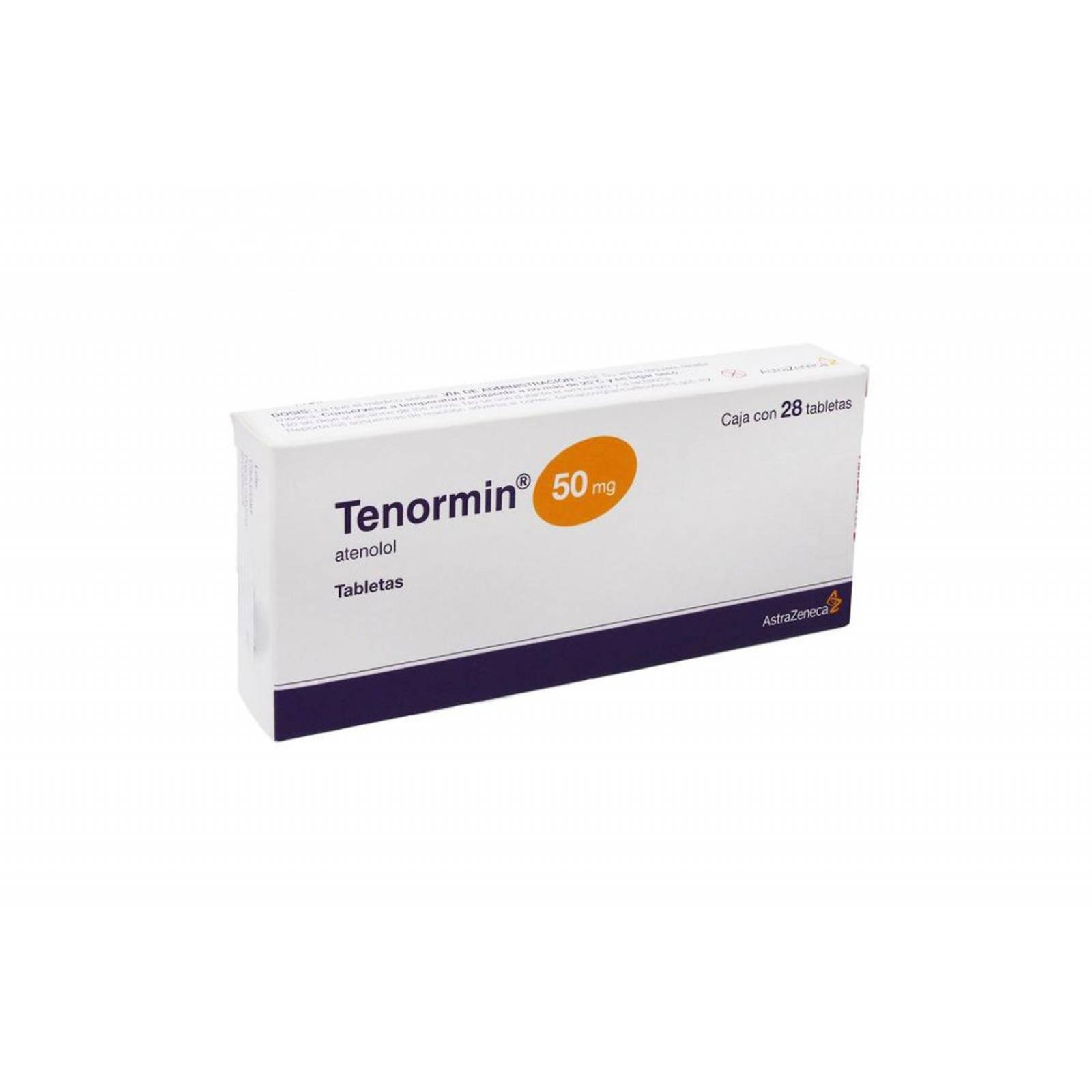 Tenormin 50 mg Caja Con 28 Tabletas 