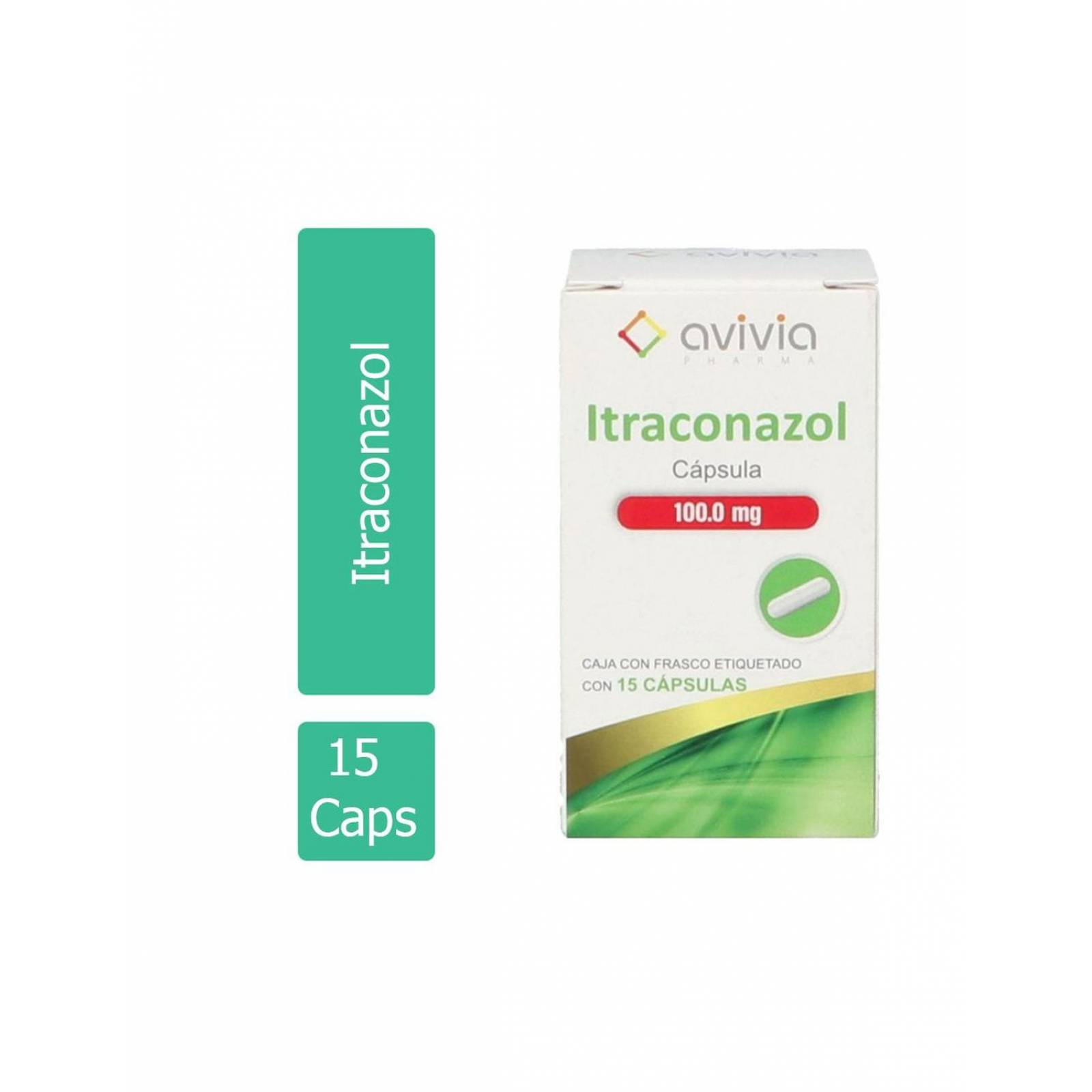 Itraconazol 100 mg Caja Con 15 Cápsulas 