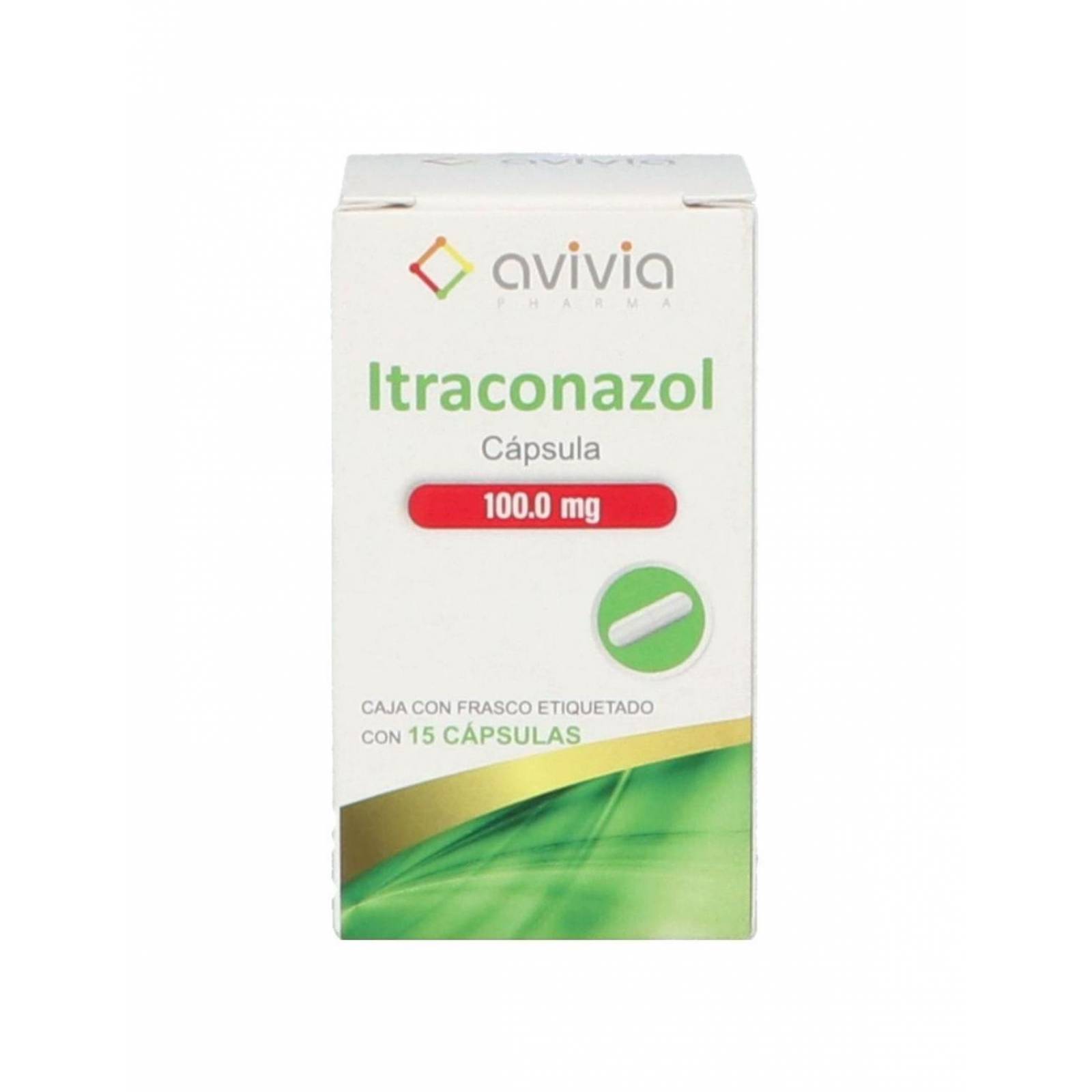 Itraconazol 100 mg Caja Con 15 Cápsulas 