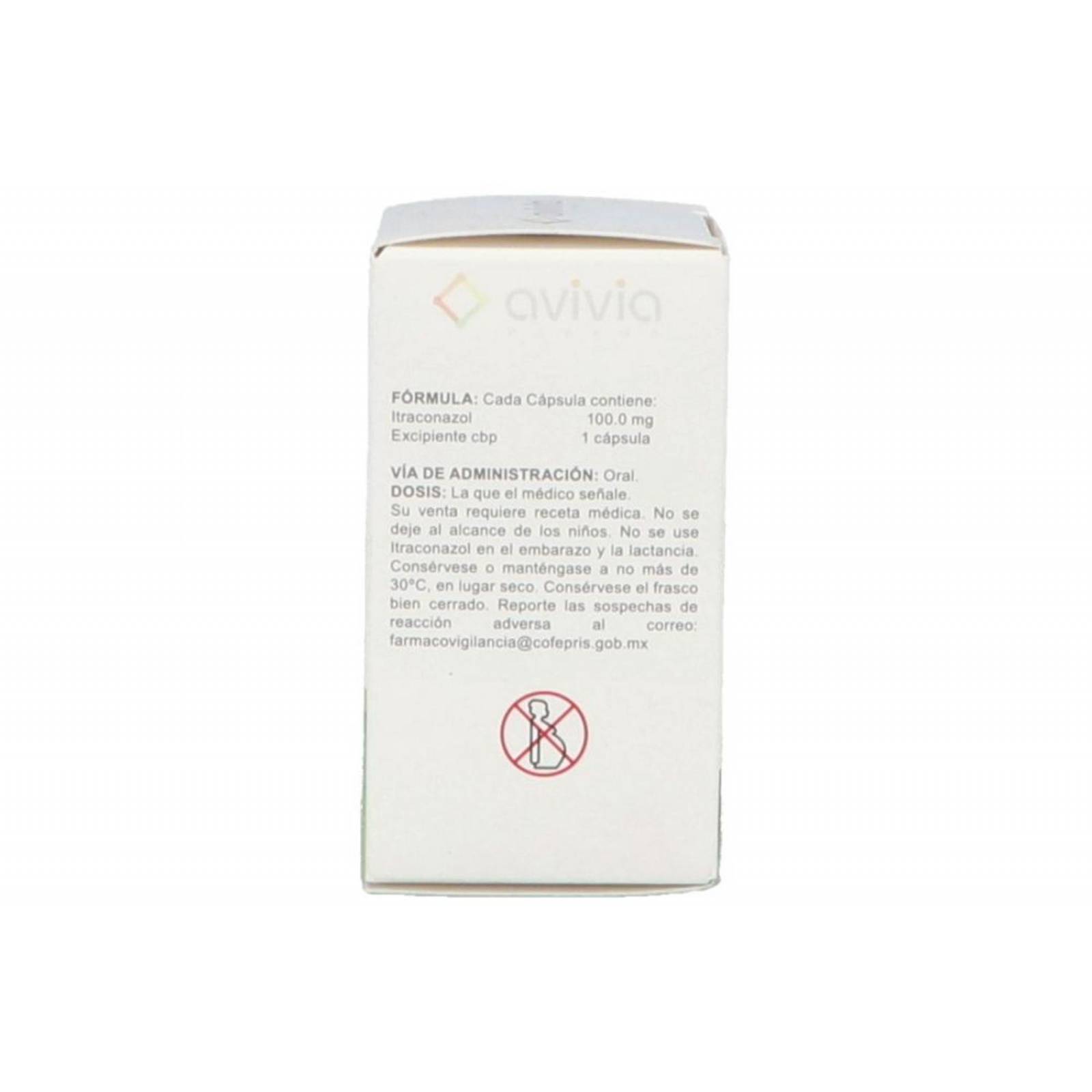Itraconazol 100 mg Caja Con 15 Cápsulas 