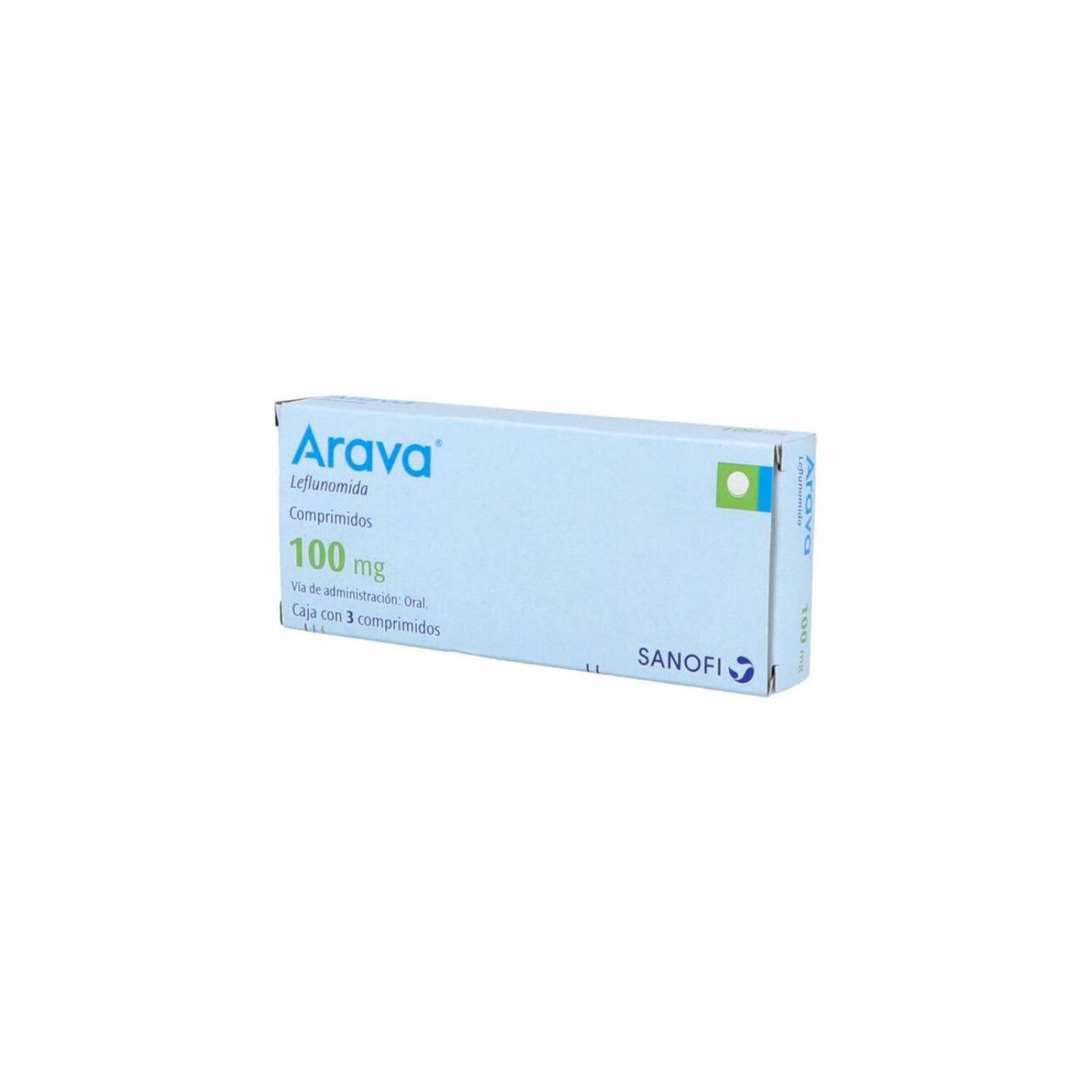Arava 100 mg Caja Con 3 Comprimidos 