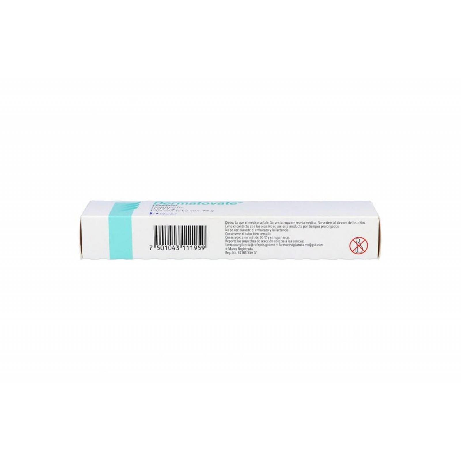Dermtovate Ungüento 0.044 g Caja Con Tubo Con 40 g 