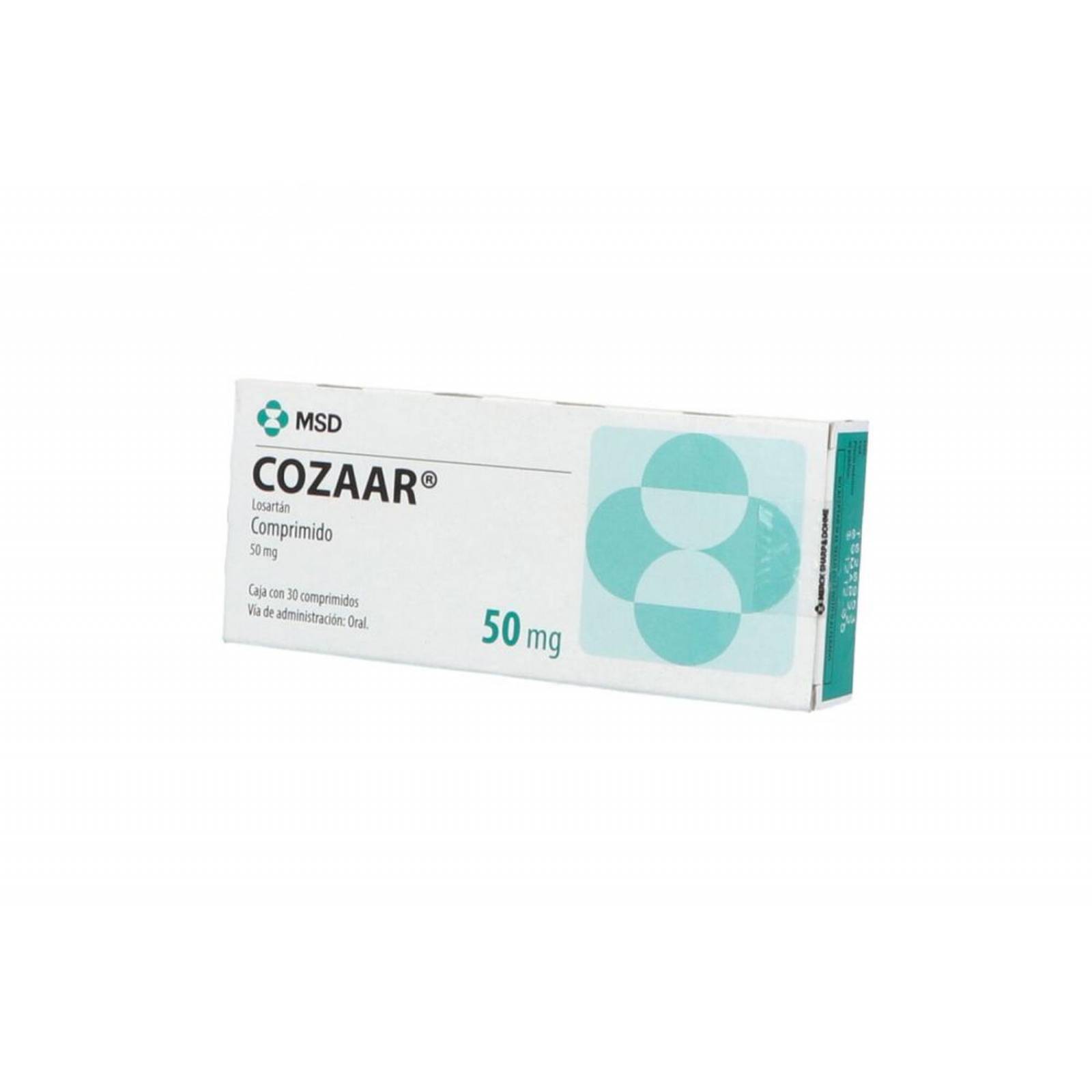 Cozaar 50 mg Caja Con 30 Comprimidos 