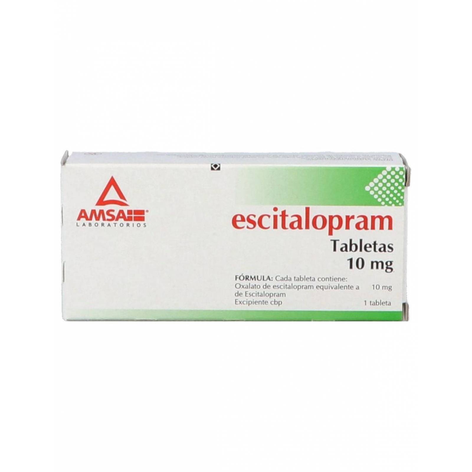 Escitalopram 10 mg 28 Tabletas 