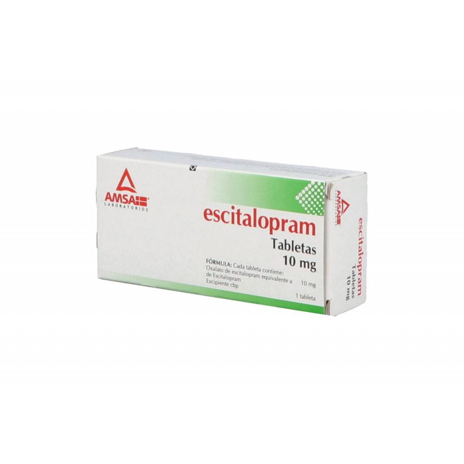 Escitalopram 10 mg 28 Tabletas 