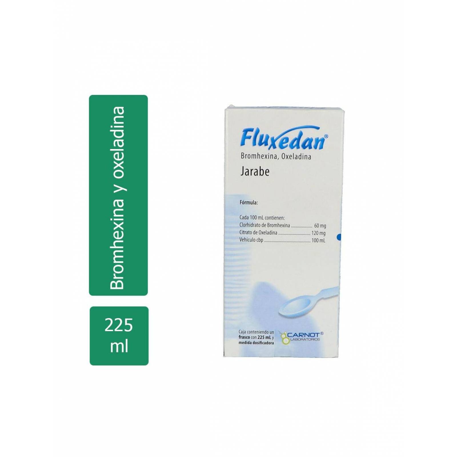 Fluxedan Jarabe 6 mg / 12 mg Caja Con Frasco Con 225 mL 