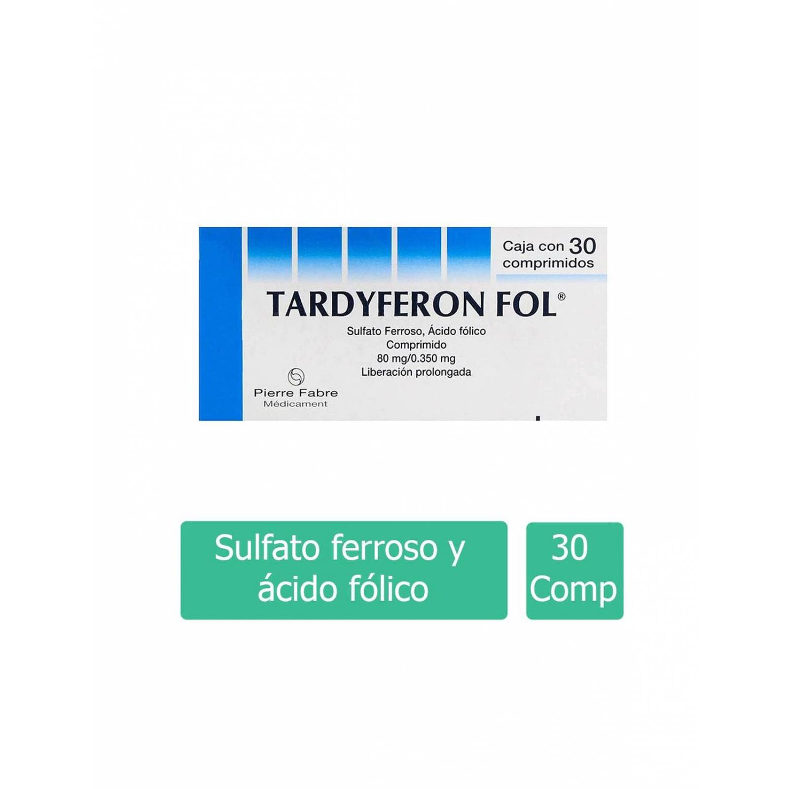 Tardyferon Fol Caja Con 30 Grageas 