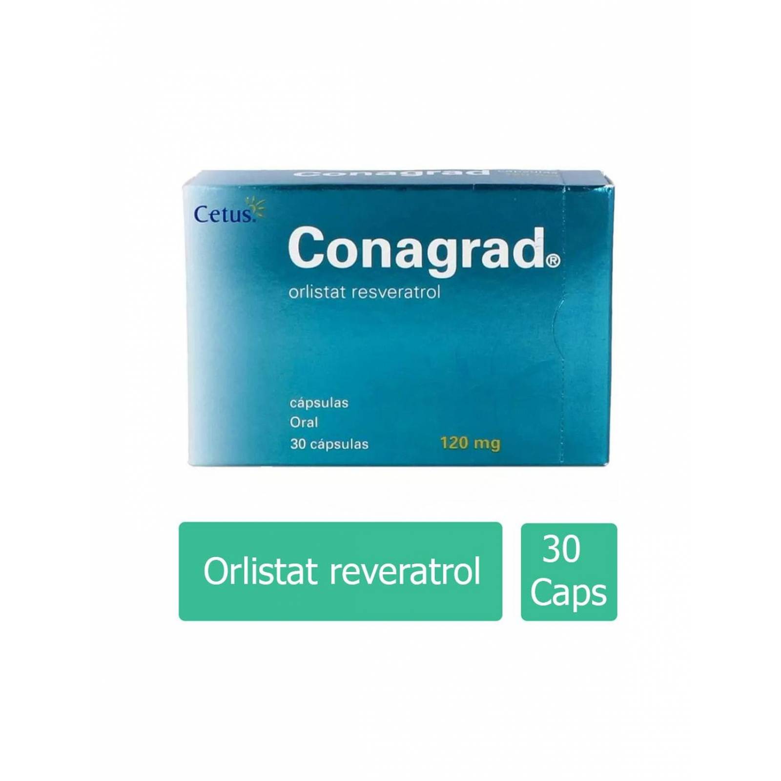 Conagrad 120 mg Caja Con 30 Tabletas 