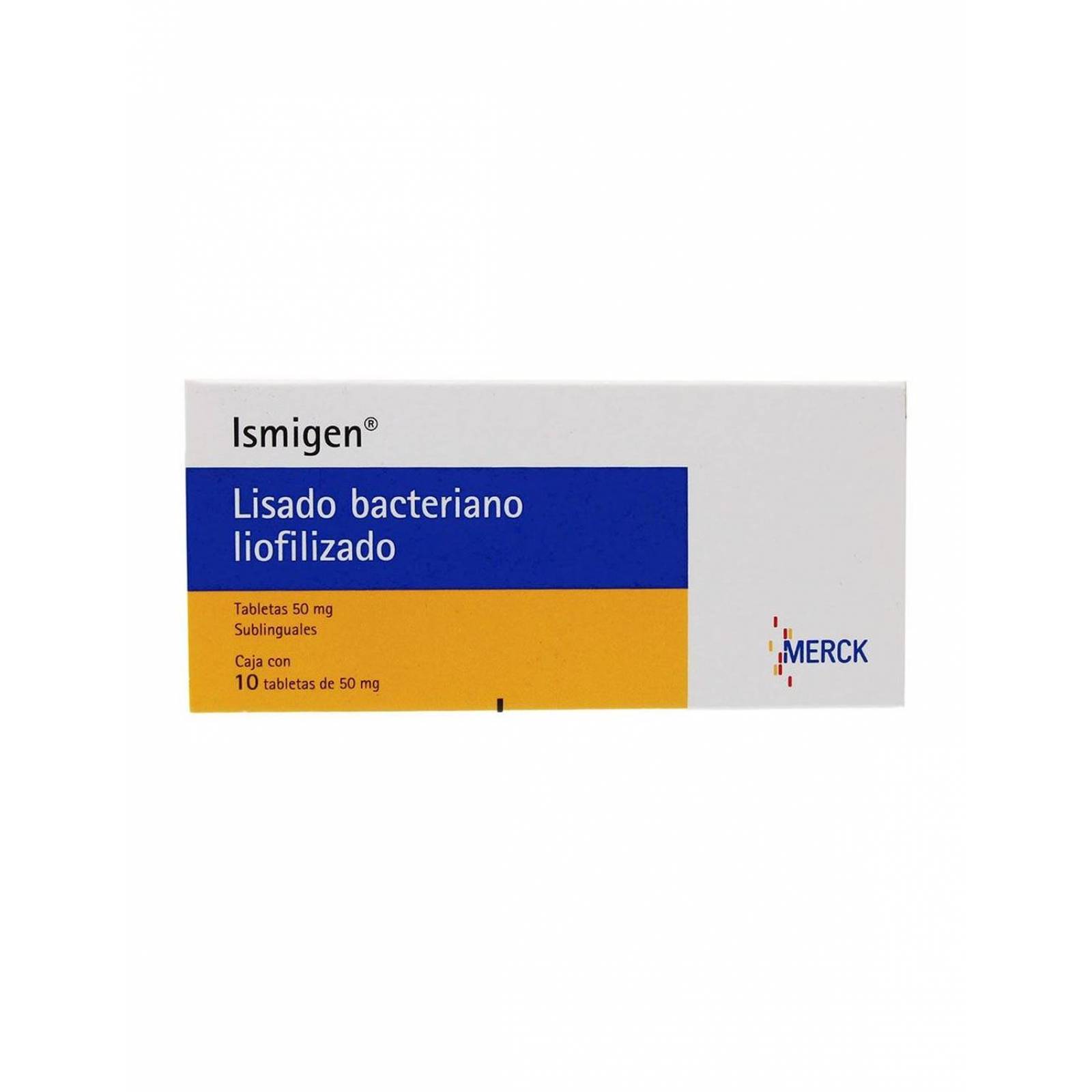Ismigen 50 mg Caja Con 10 Tabletas 