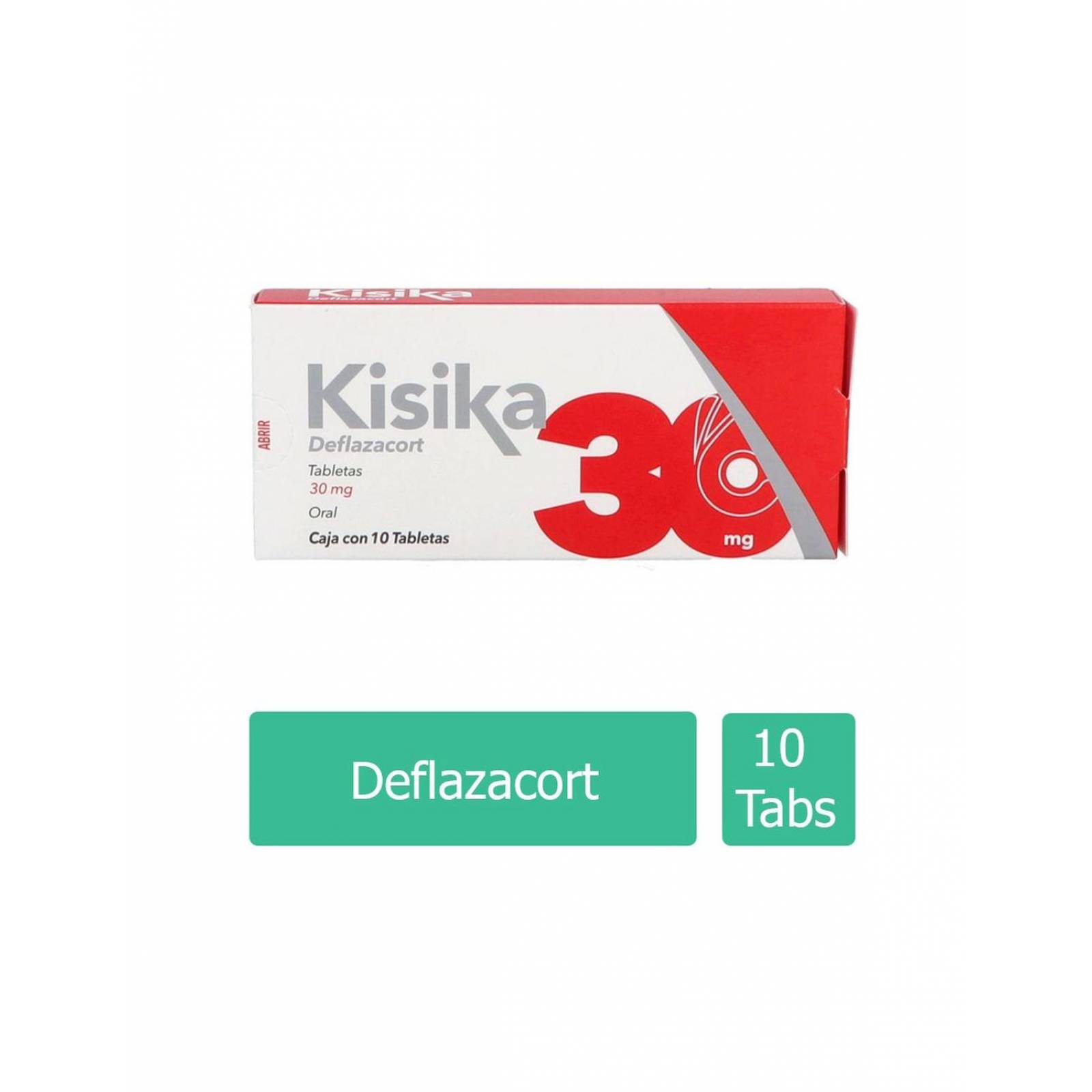 Kisika 30 mg Caja Con 10 Tabletas 