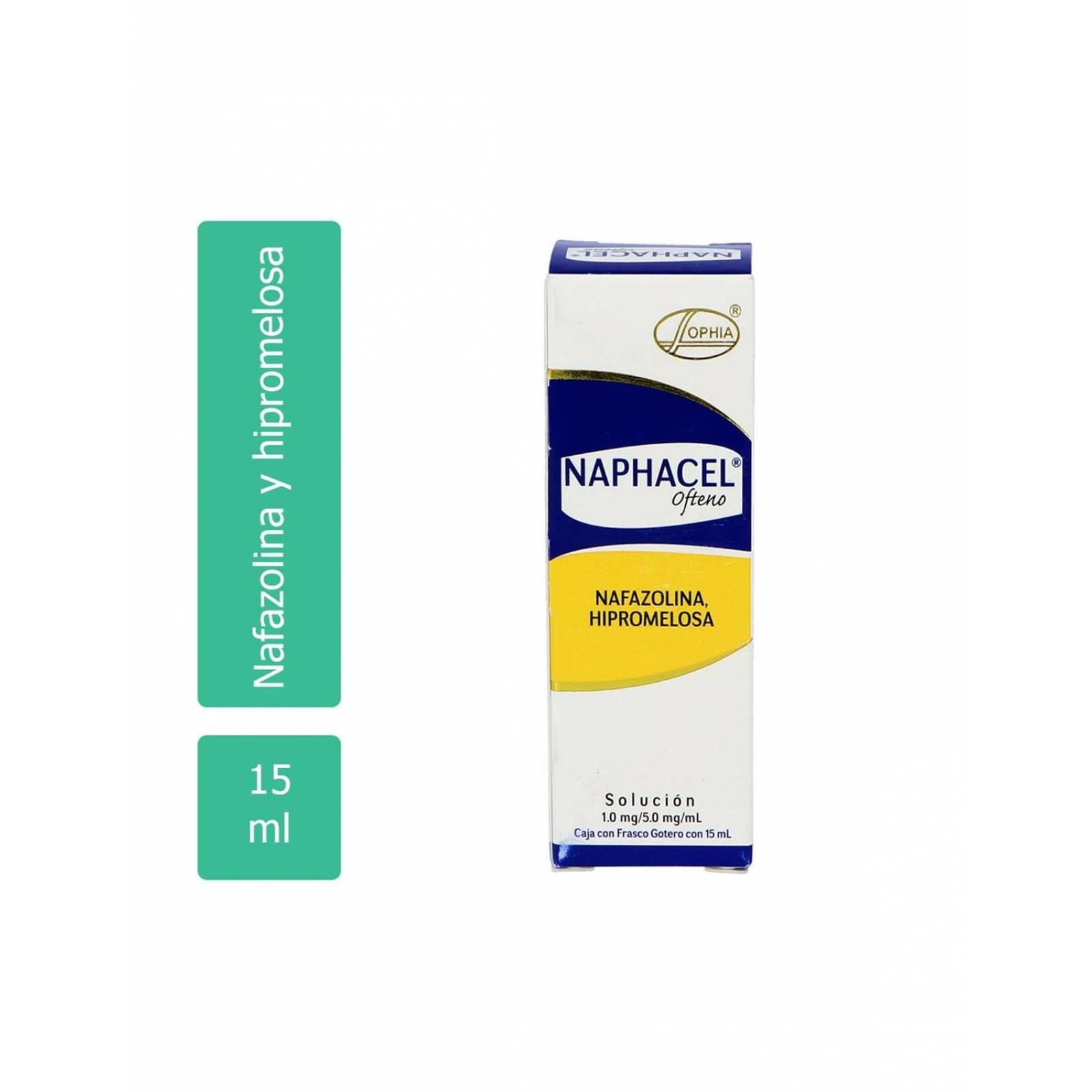 Naphacel Ofteno Caja Con Frasco Gotero Con 15 mL 