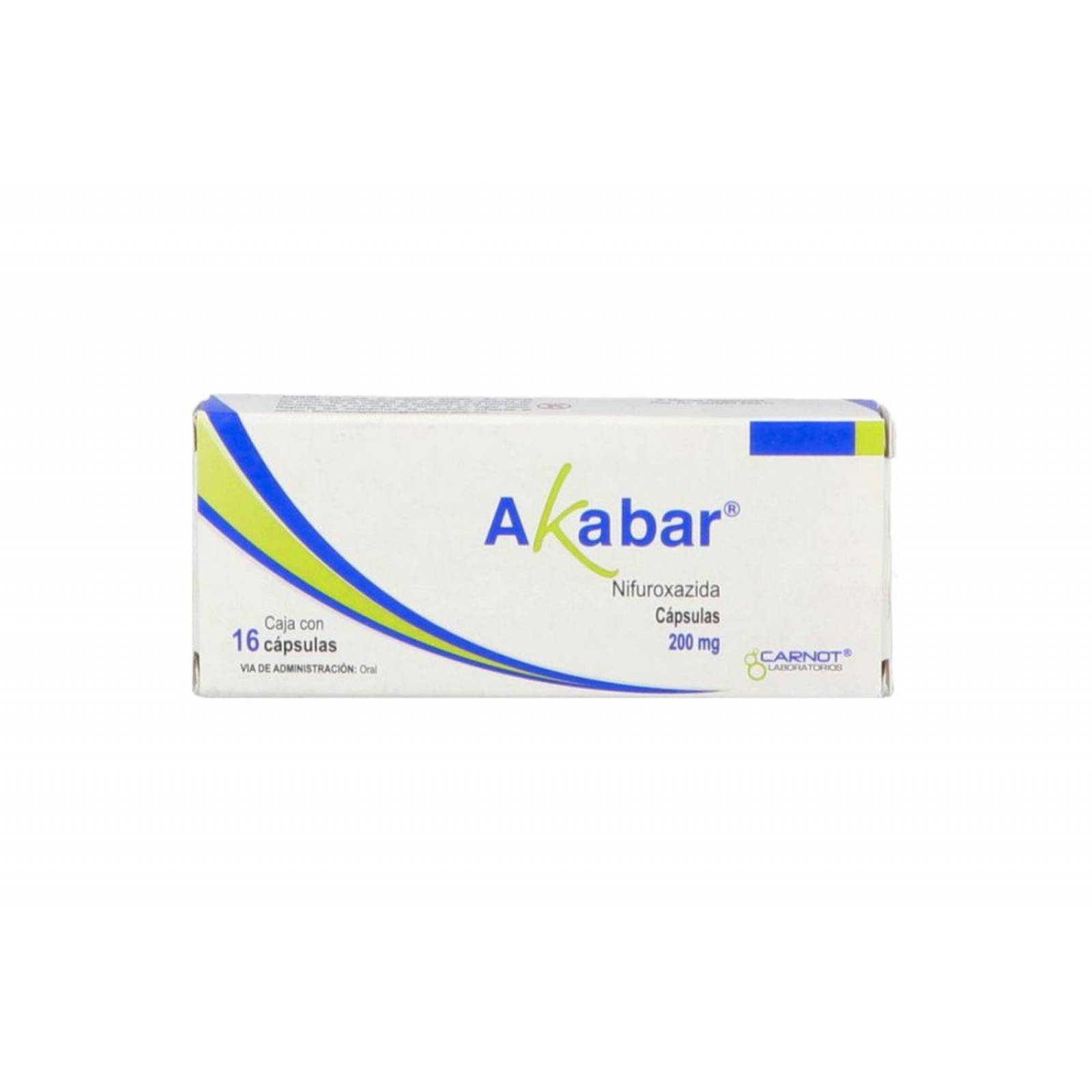 Akabar 200 mg Caja Con 16 Cápsulas 