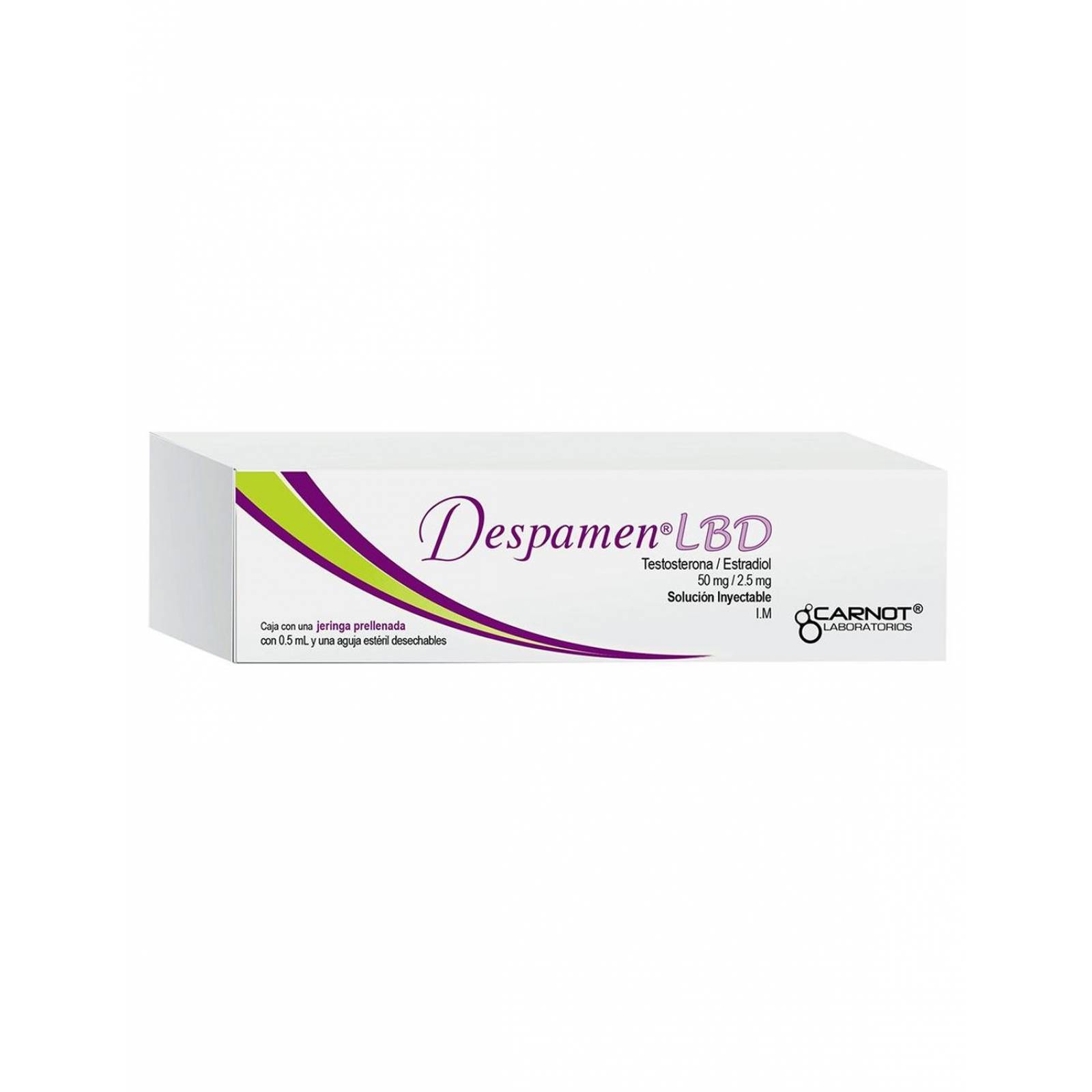 Despamen-LBD Solución Inyectable 50 mg / 2.5 mg Caja Con Una Jeringa Prellenada Con 0.5 mL 