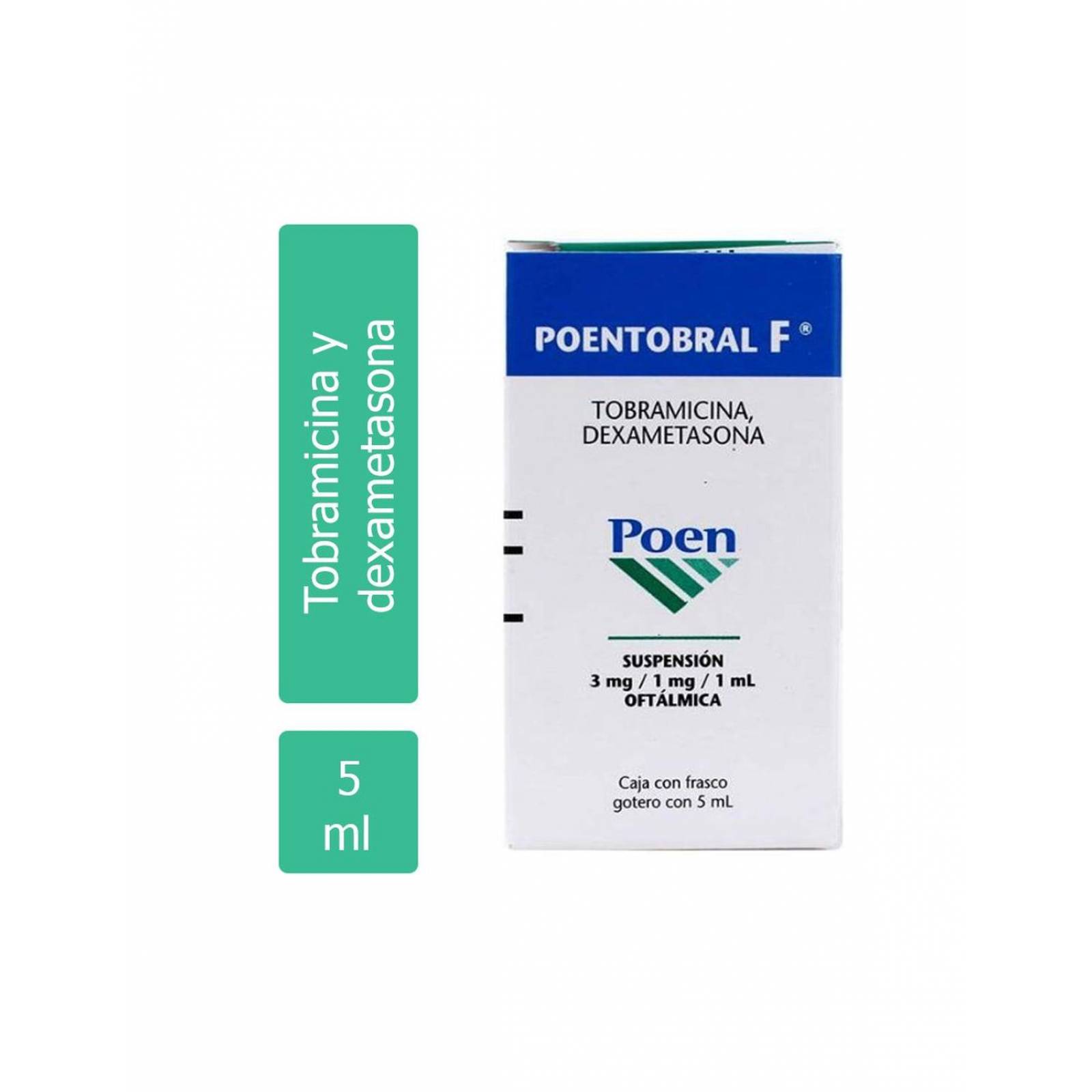 Poentobral F Suspensión Oftálmica Caja Con Gotero Con 5 mL - RX 