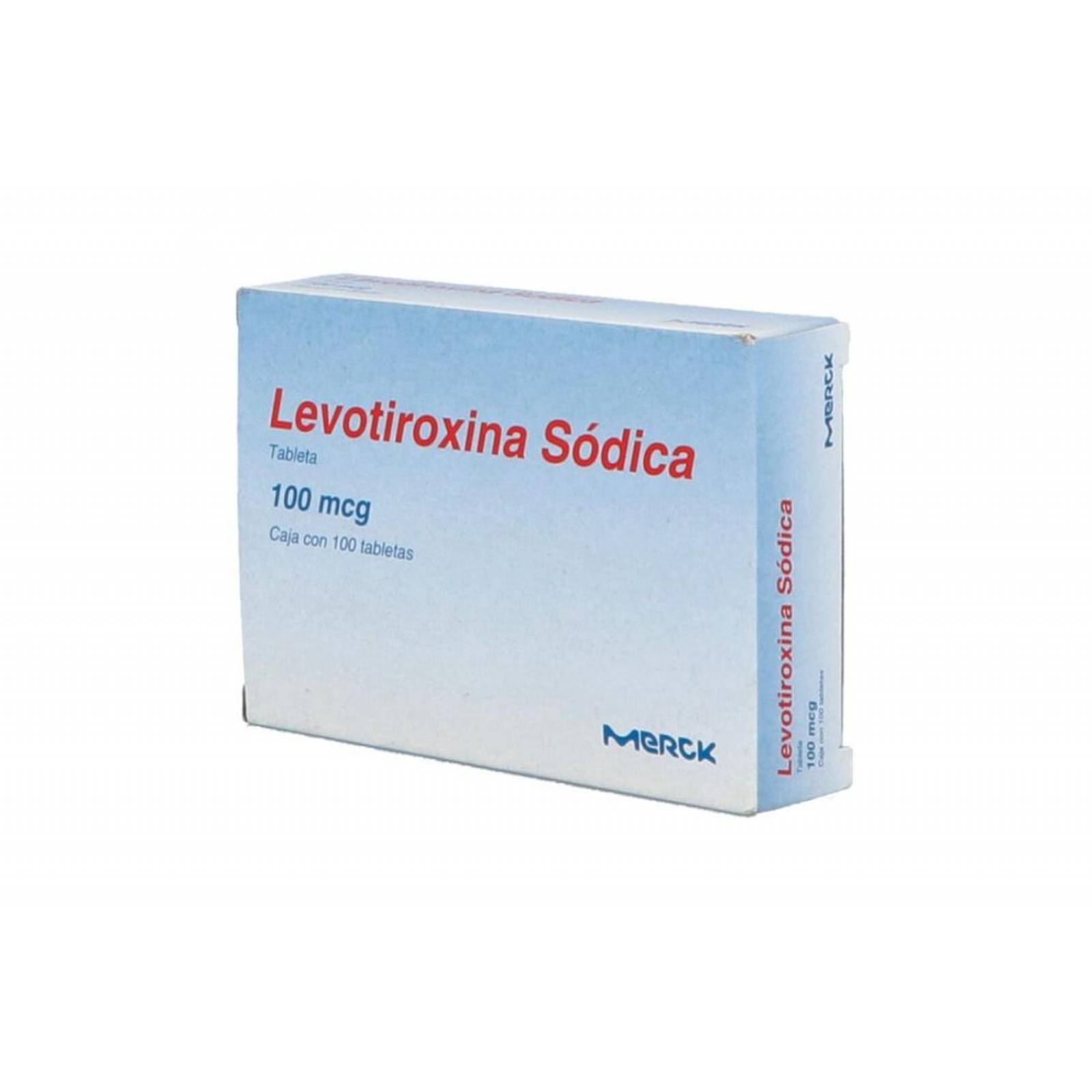 Levotiroxina 100 Mcg Caja Con 100 Tabletas 