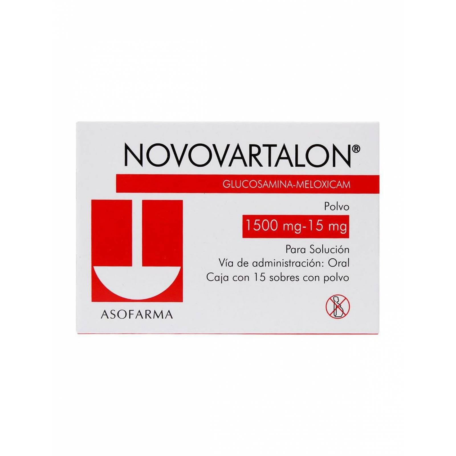 Novovartalon Polvo Caja con 15 Sobres 