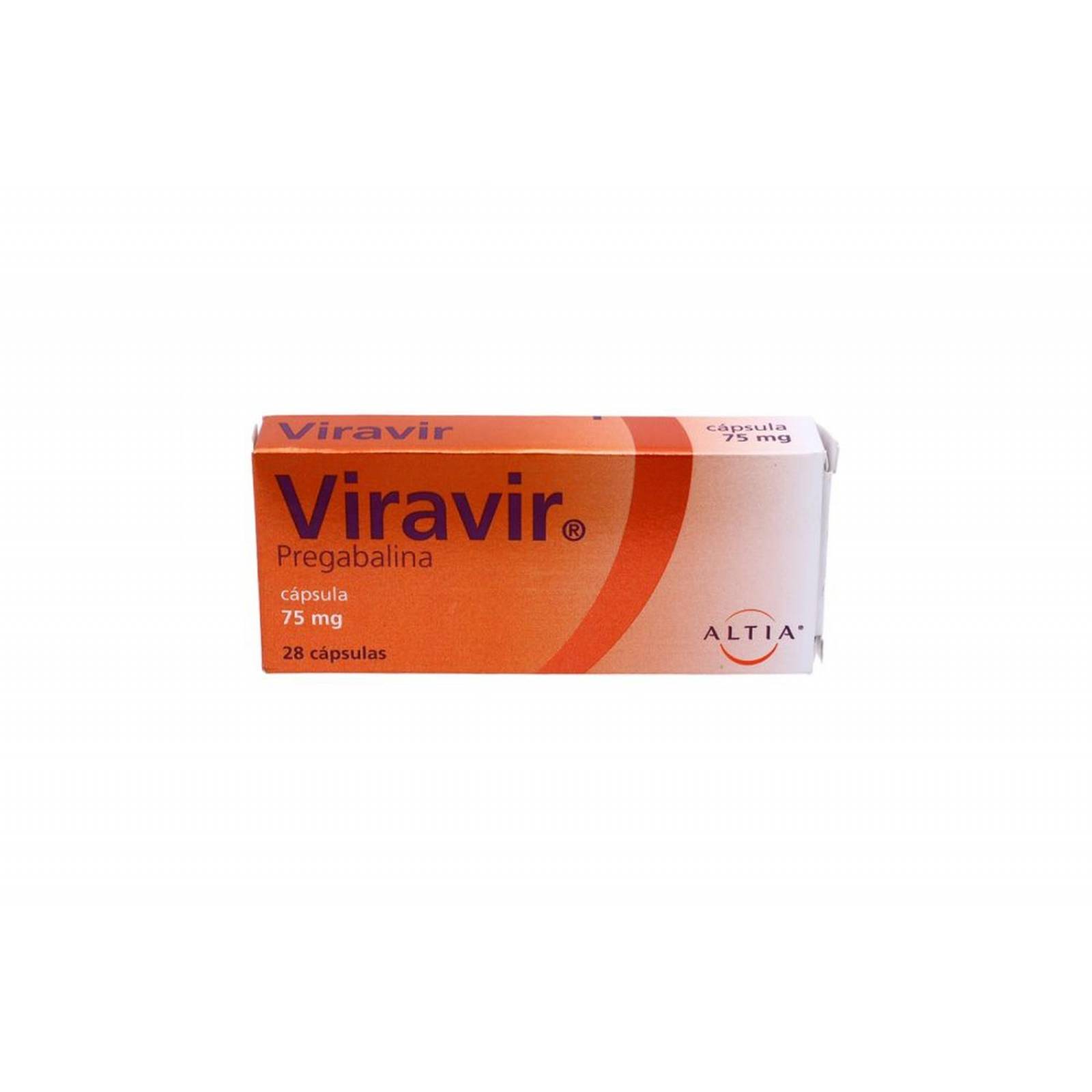 Viravir 75 mg Caja Con 28 Cápsulas 