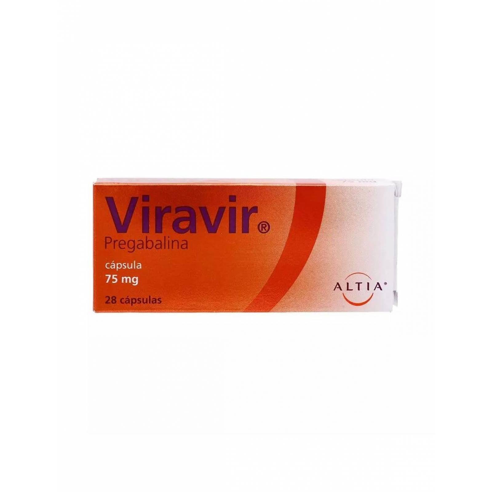 Viravir 75 mg Caja Con 28 Cápsulas 