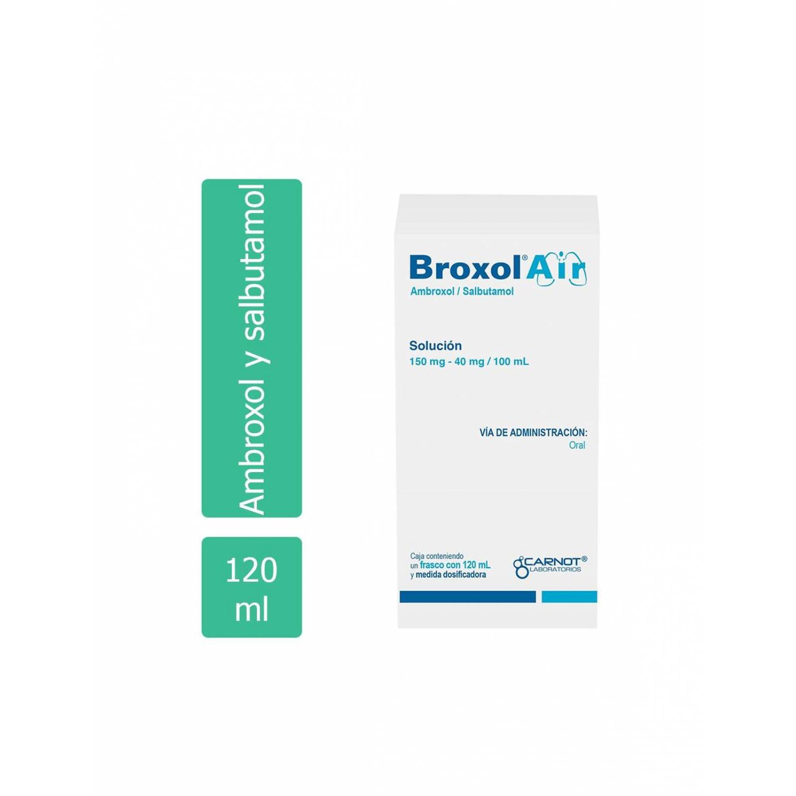 Broxol Air Solución 150 mg / 40 mg Caja Con Frasco Con 120 mL 