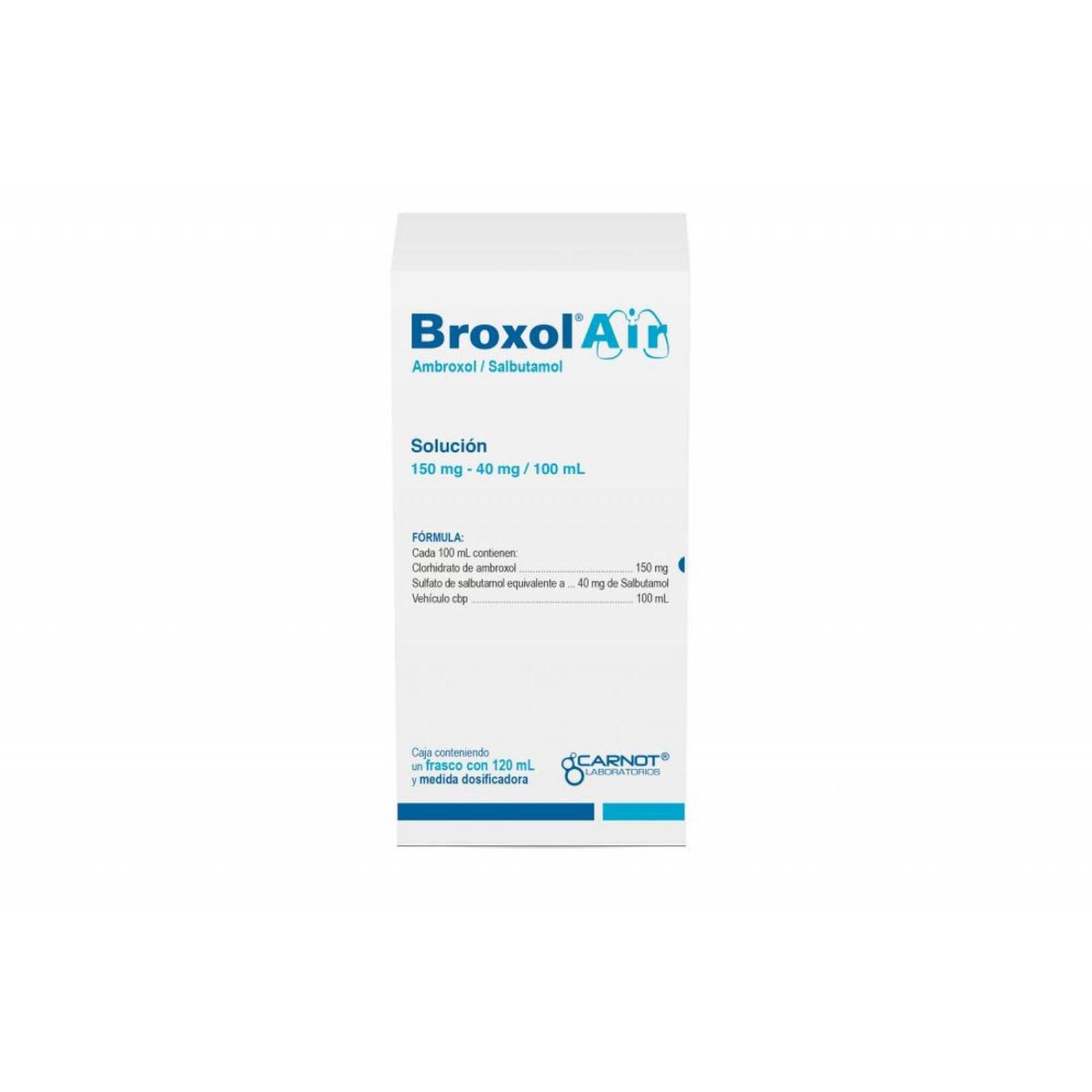 Broxol Air Solución 150 mg / 40 mg Caja Con Frasco Con 120 mL 