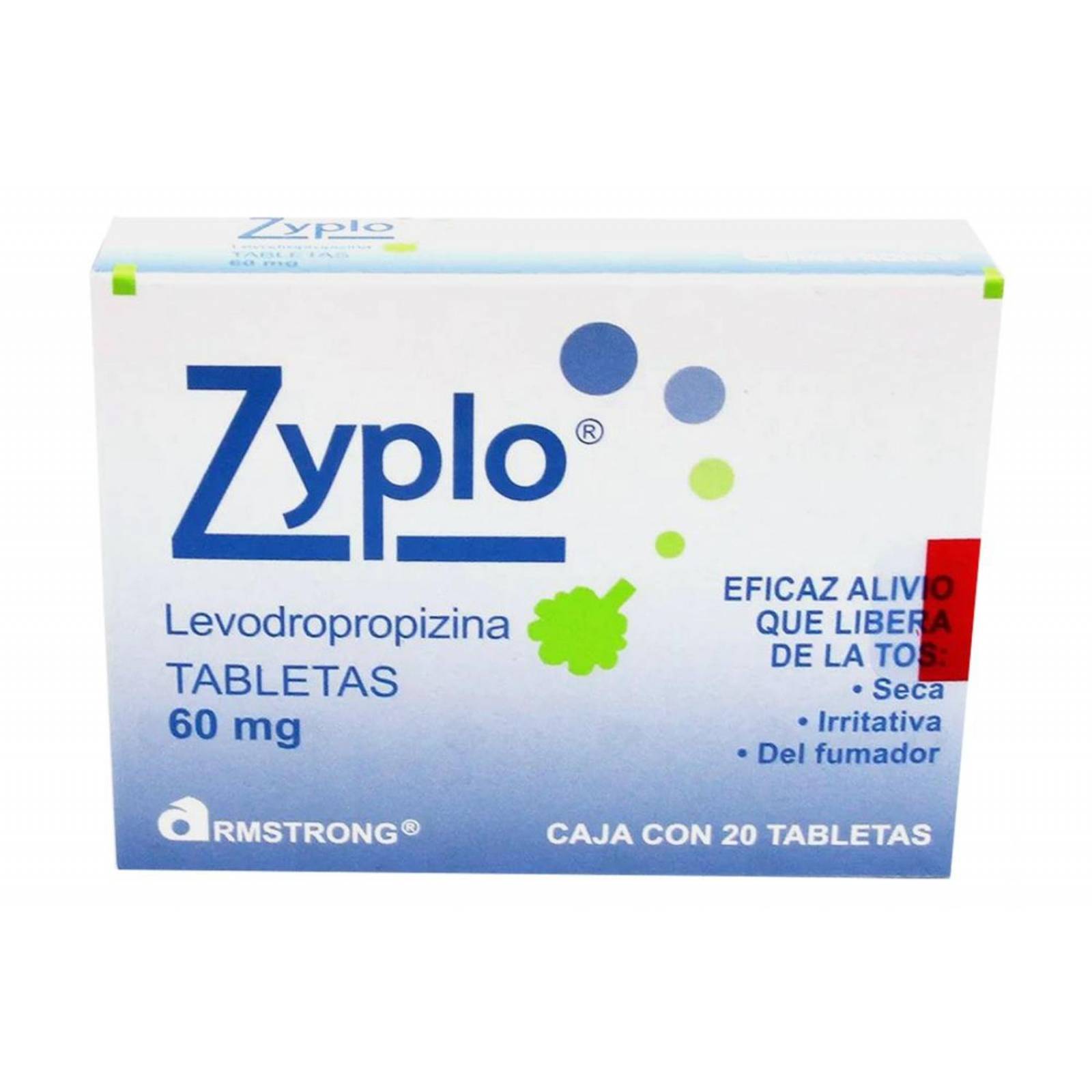Zyplo 60 mg Caja Con 20 Tabletas 