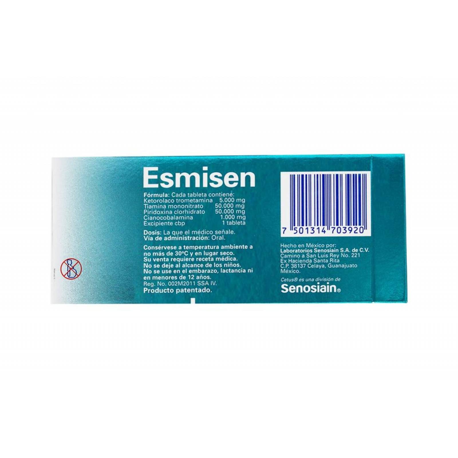 Esmisen Caja Con 10 Tabletas 