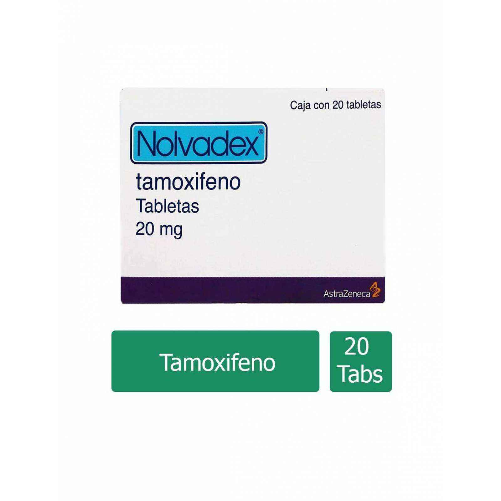 Nolvadex 20 mg Caja Con 20 Tabletas 