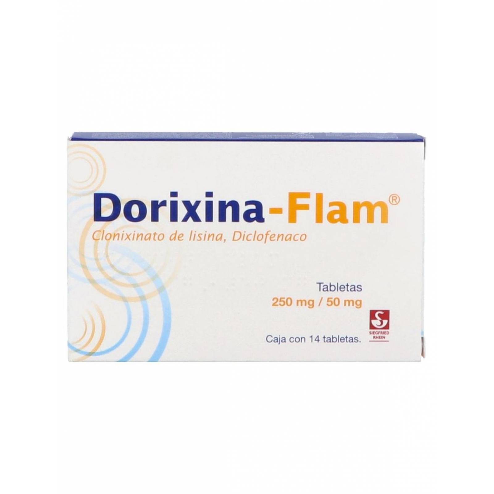 Dorixina Flam 250 mg / 50 mg Caja Con 14 Tabletas 