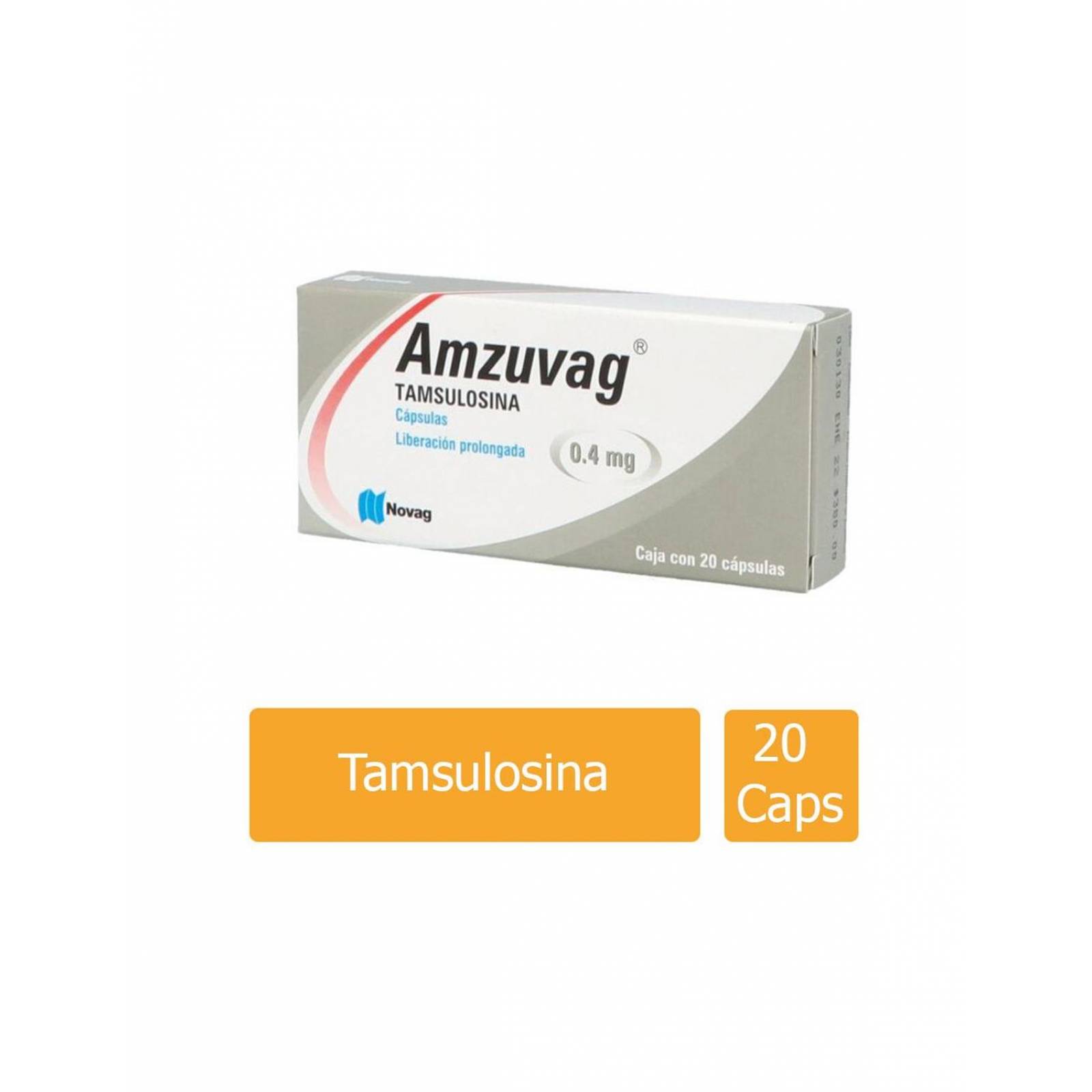 Amzuvag 0.4 mg Caja Con 20 Cápsulas 
