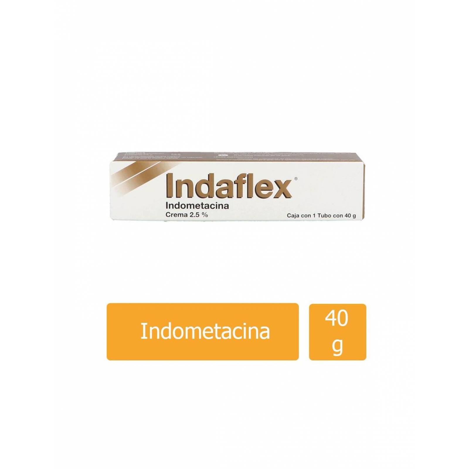 Indaflex Crema 2.5 % Caja Con Tubo Con 40 g 